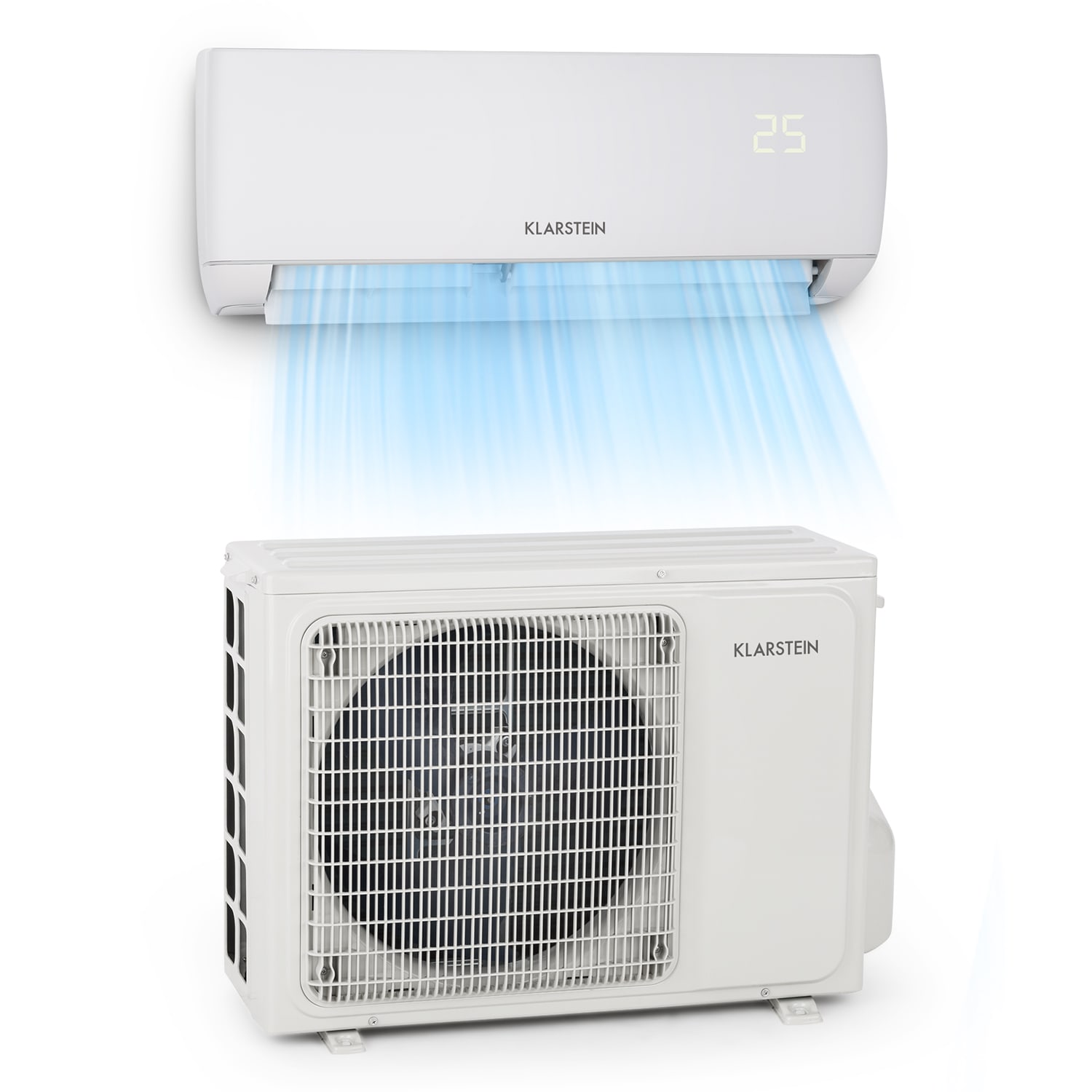 Windwaker Split-Klimaanlage 9.000 BTU/2,7 kW Luftdurchsatz 600m³/h