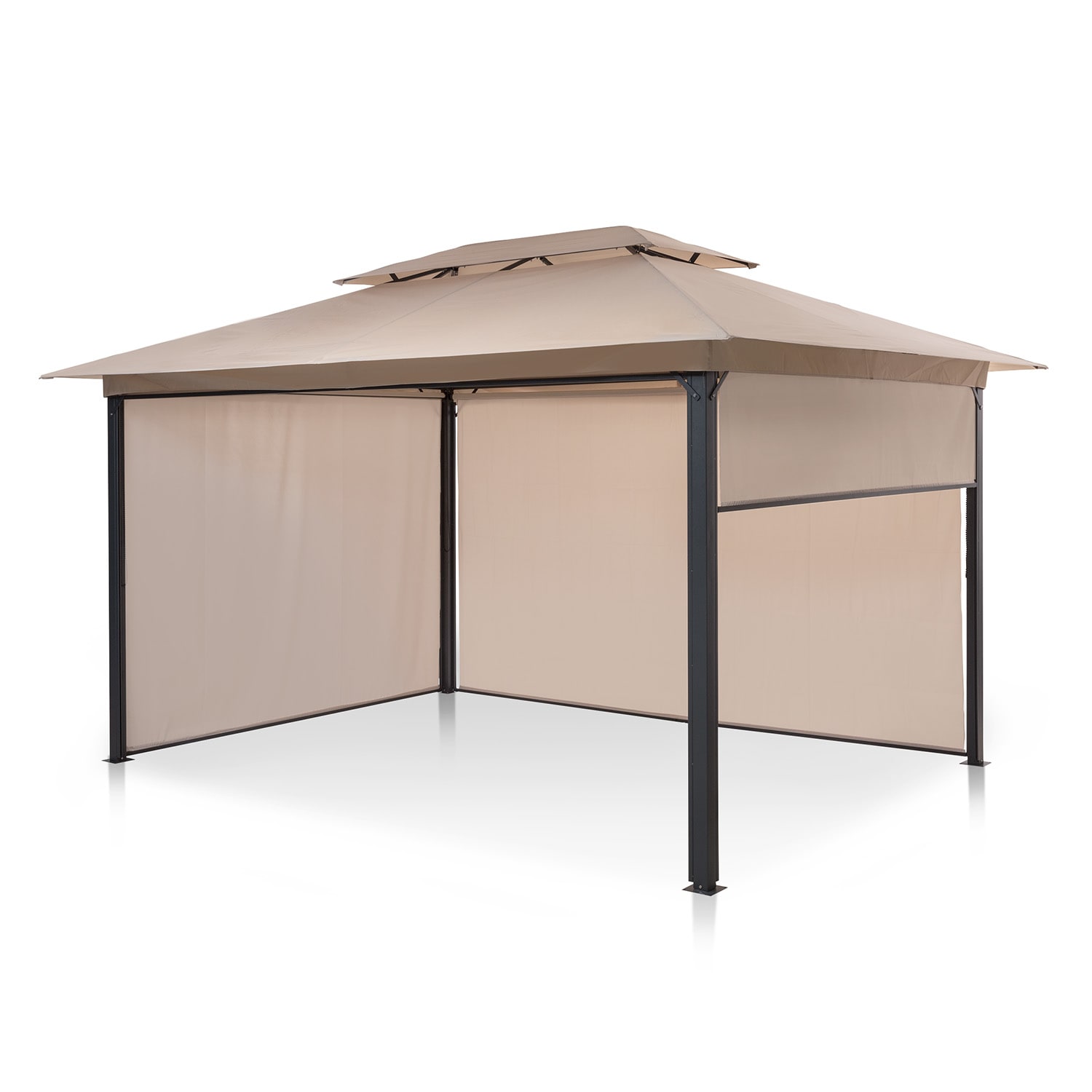 Grandezza Cortina tuinpaviljoen 3x4m 4 zijstukken beige
