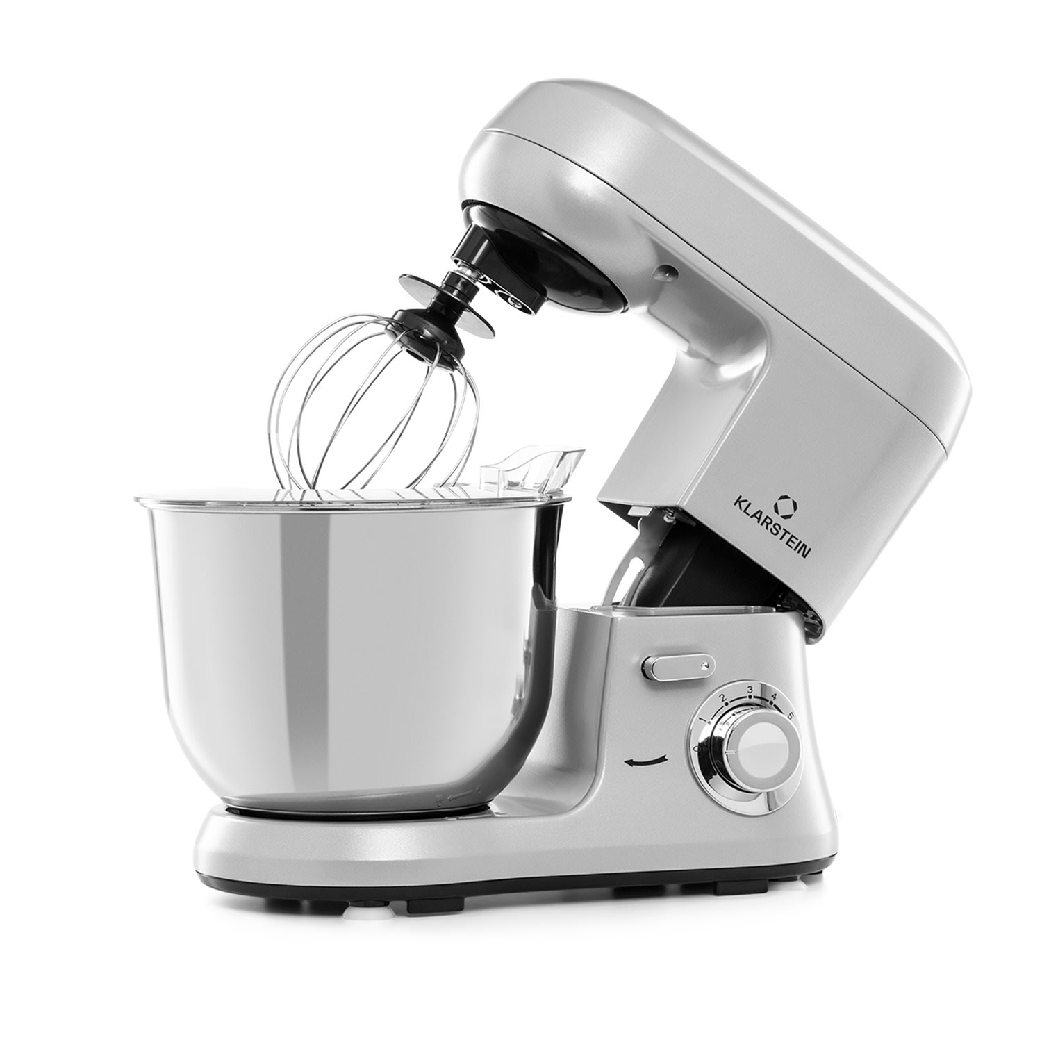 Bella Robusta Metal, кухненски робот, 1200 W, 6 нива на мощност, 5.5 l, сребърен