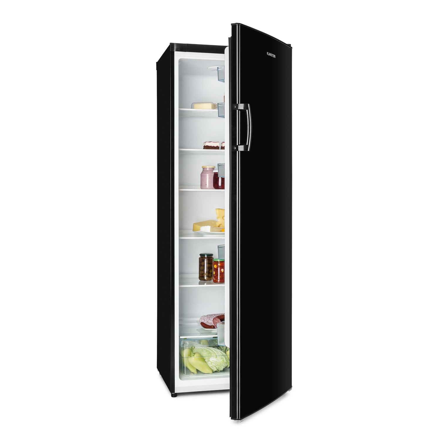 BigBoy Frigorífico 337l Crisper 6 niveles CEE Negro