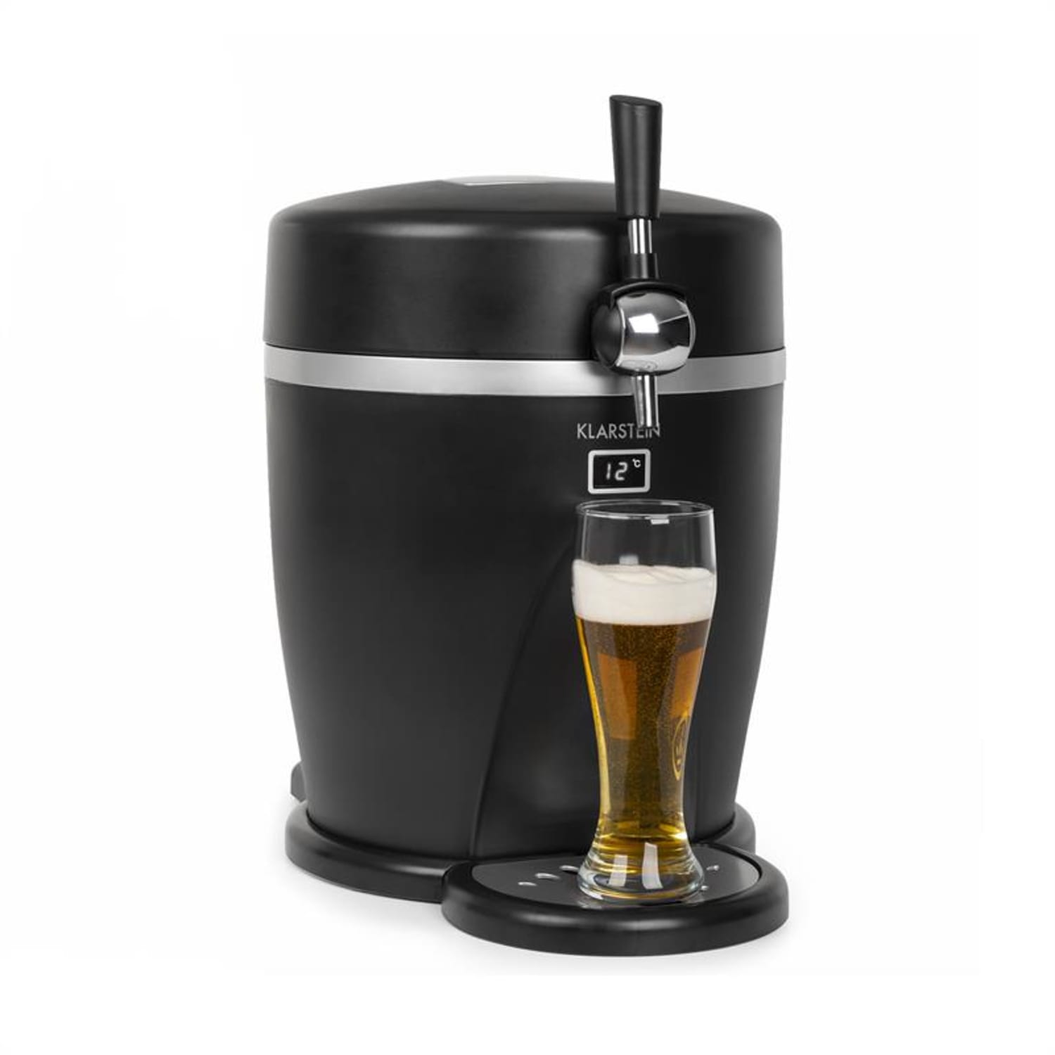 Tap2Go, mobilné čapovacie zariadenie 2 v 1 s chladničkou na nápoje, 5 l/13 l, čierne