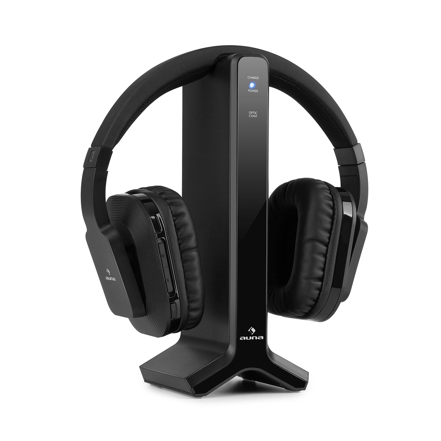 Ecouteur sans fil auna Silencium 20m ,2,4GHz TV/HiFi/CD/MP3 Akku noir