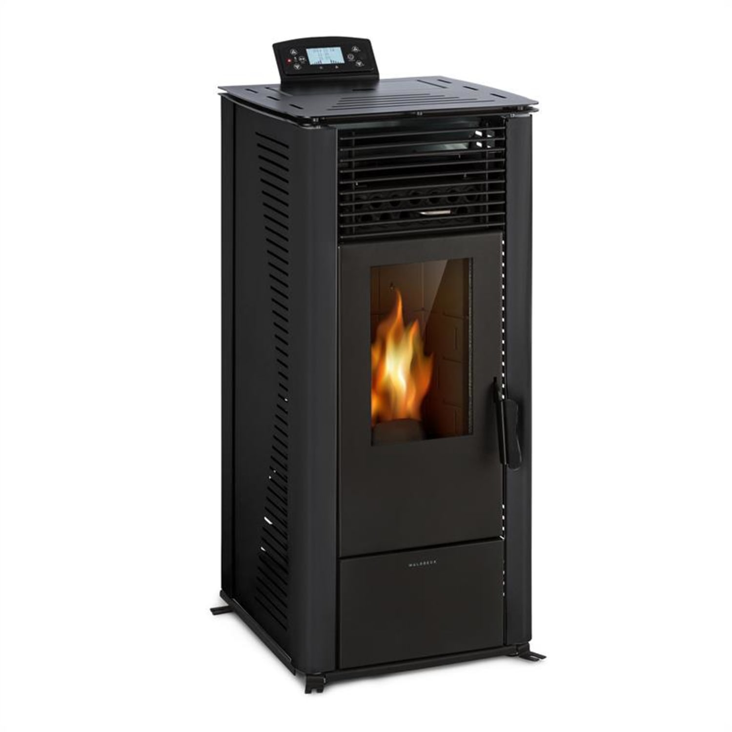 Energiewende, peletové kachle, 5/10 kW, 5 úrovní, časovač, diaľkový ovládač, čierne