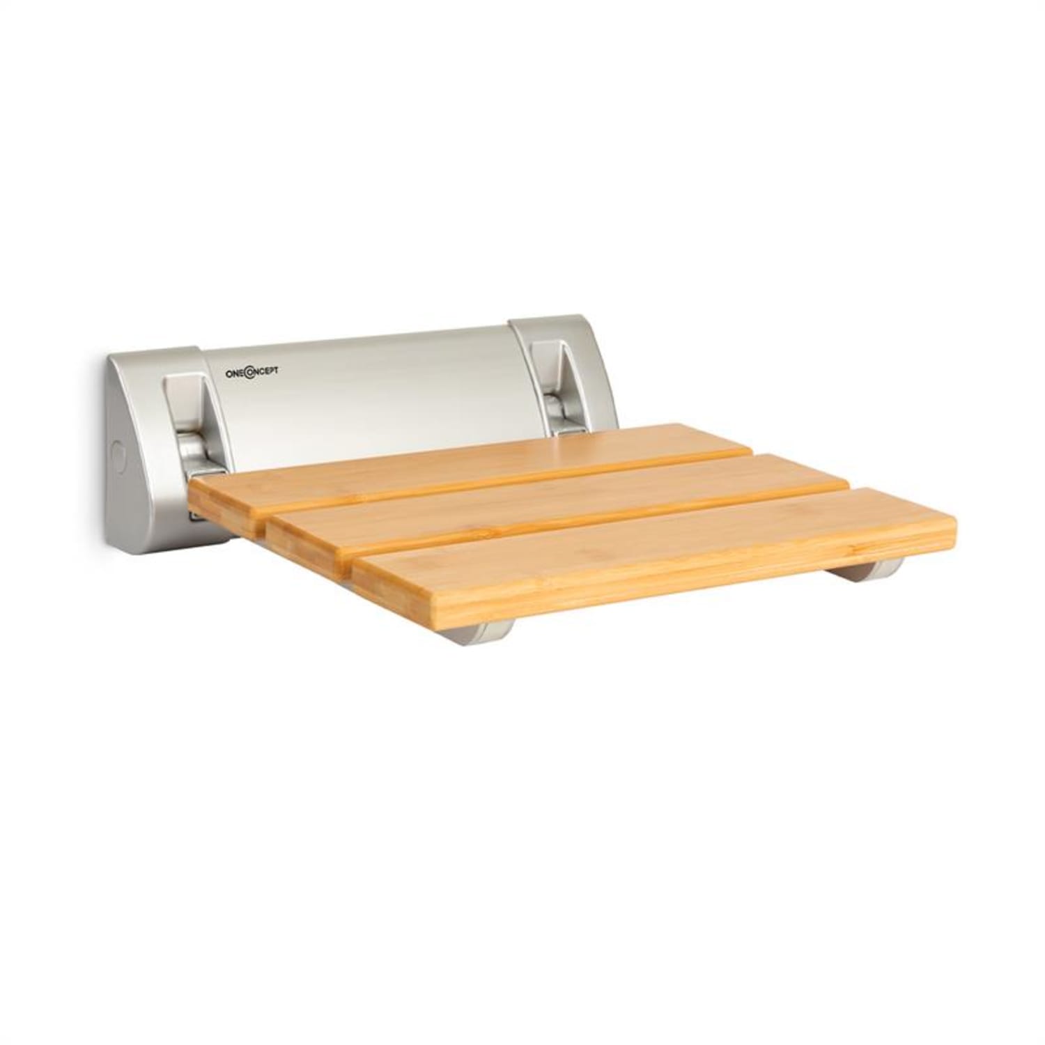 Arielle Duschsitz Bambus Aluminium klappbar 160 kg max. holz