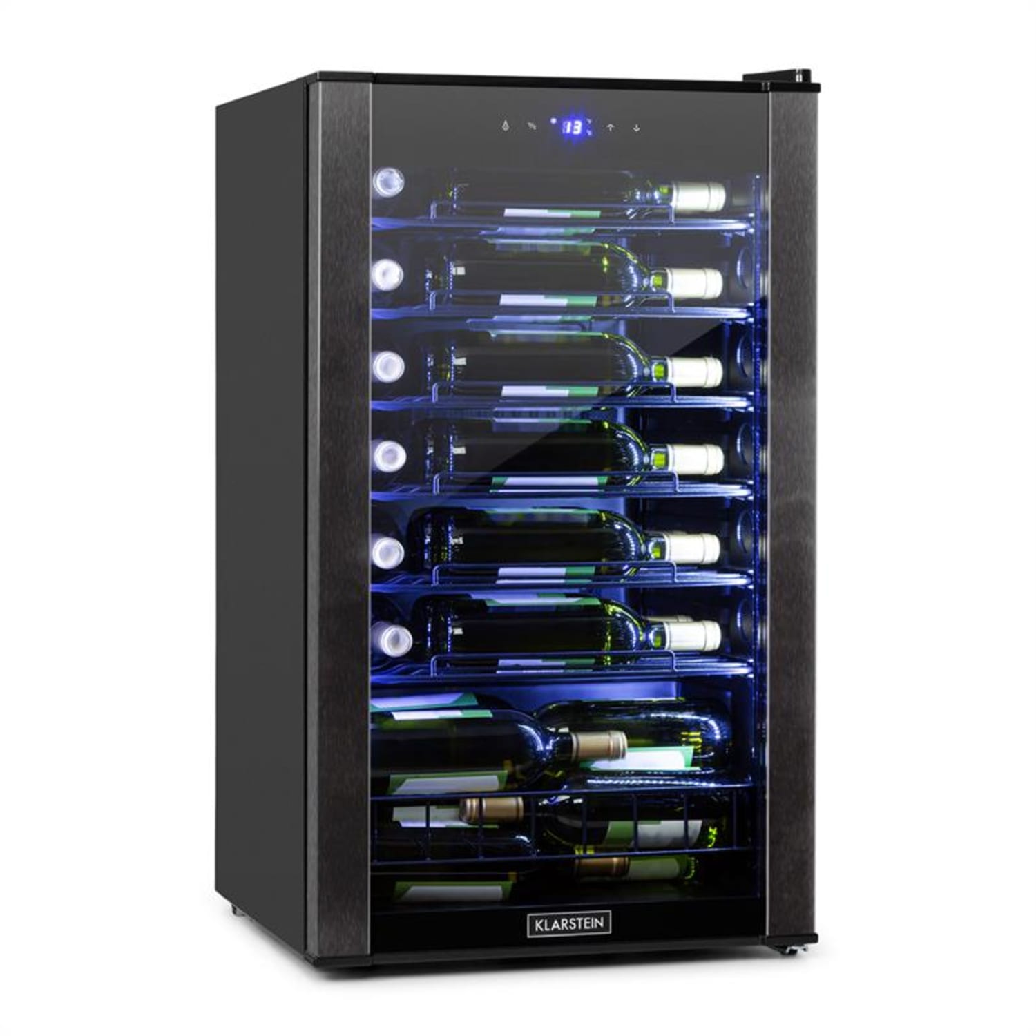 Vinomatica, răcitor de vin, 95l, control tactil, 85W, 4-18°C, negru