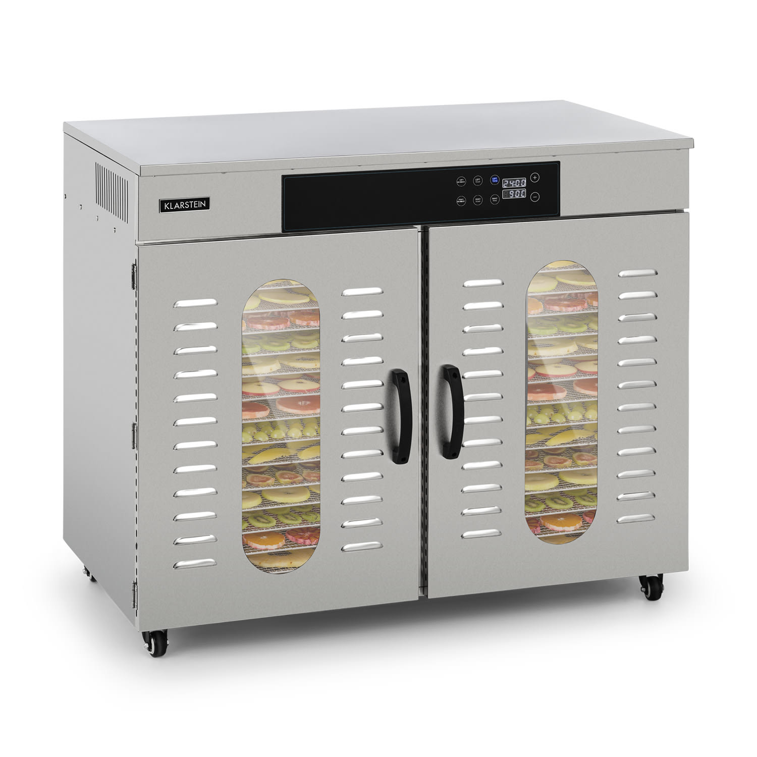 Master Jerky 500, sušička potravín, 3000 W, 40 – 90 °C, 24 hod. časovač, ušľachtilá oceľ, strieborná