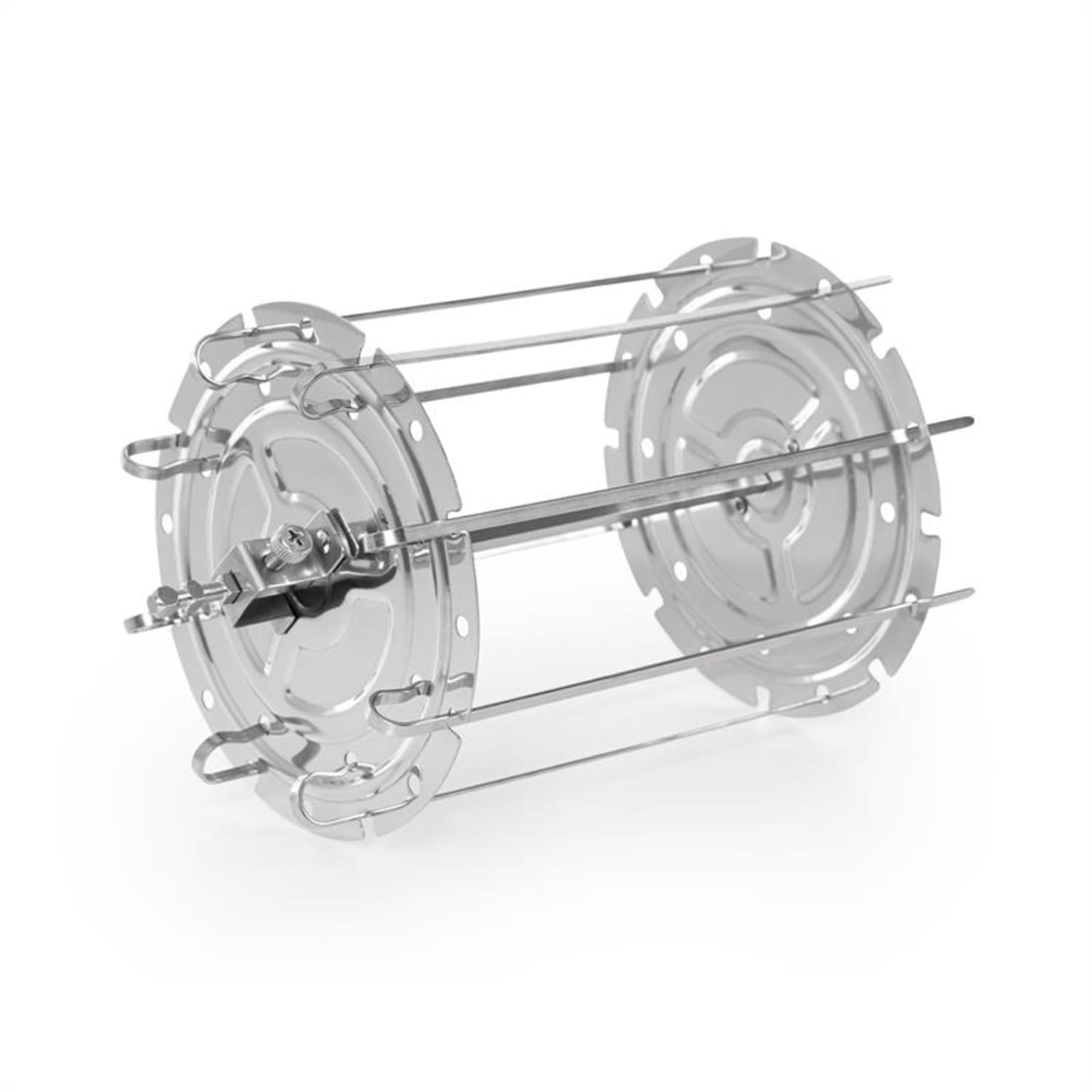 AeroVital Fry Kebab-Set | Zubehör | Edelstahl | 8 Spieße | silber