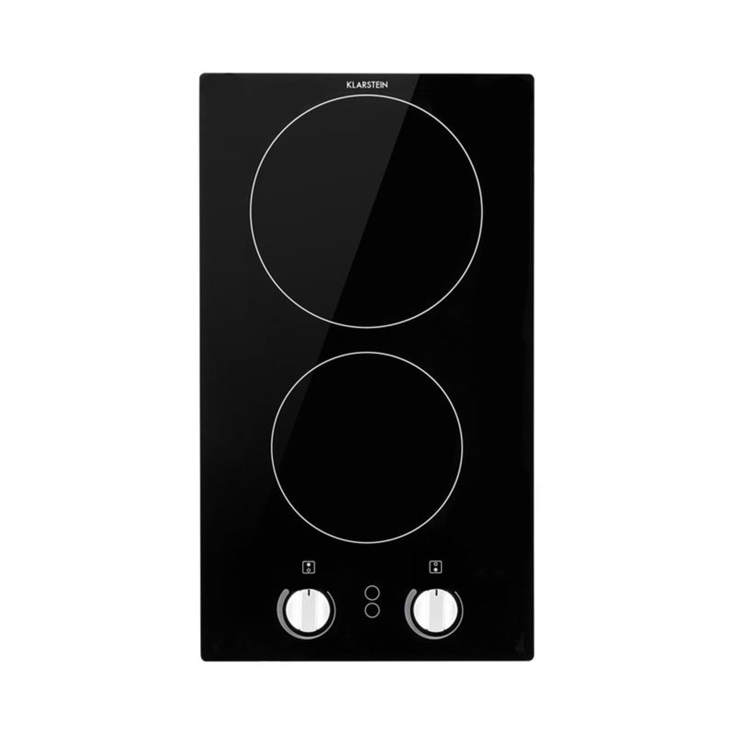 EasyCook Domino Keramikkochfeld 3000W Drehregler schwarz