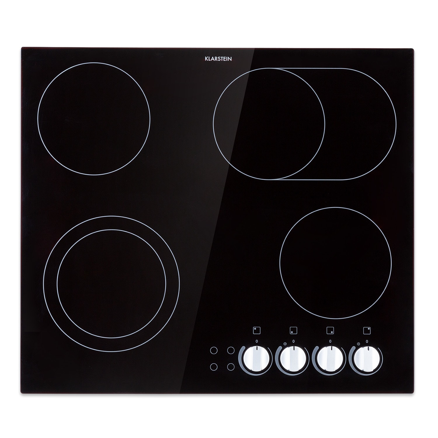 EasyCook Placa cerámica de cocción 6100W regulador giratorio negro