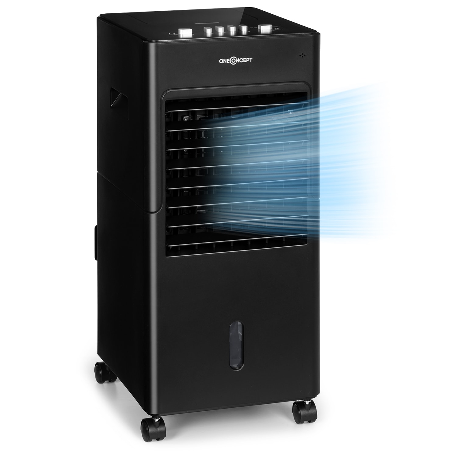 Freshboxx, ochladzovač vzduchu, 3 v 1, 65 W, 360 m³/h, 3 sily prúdenia vzduchu, čierny