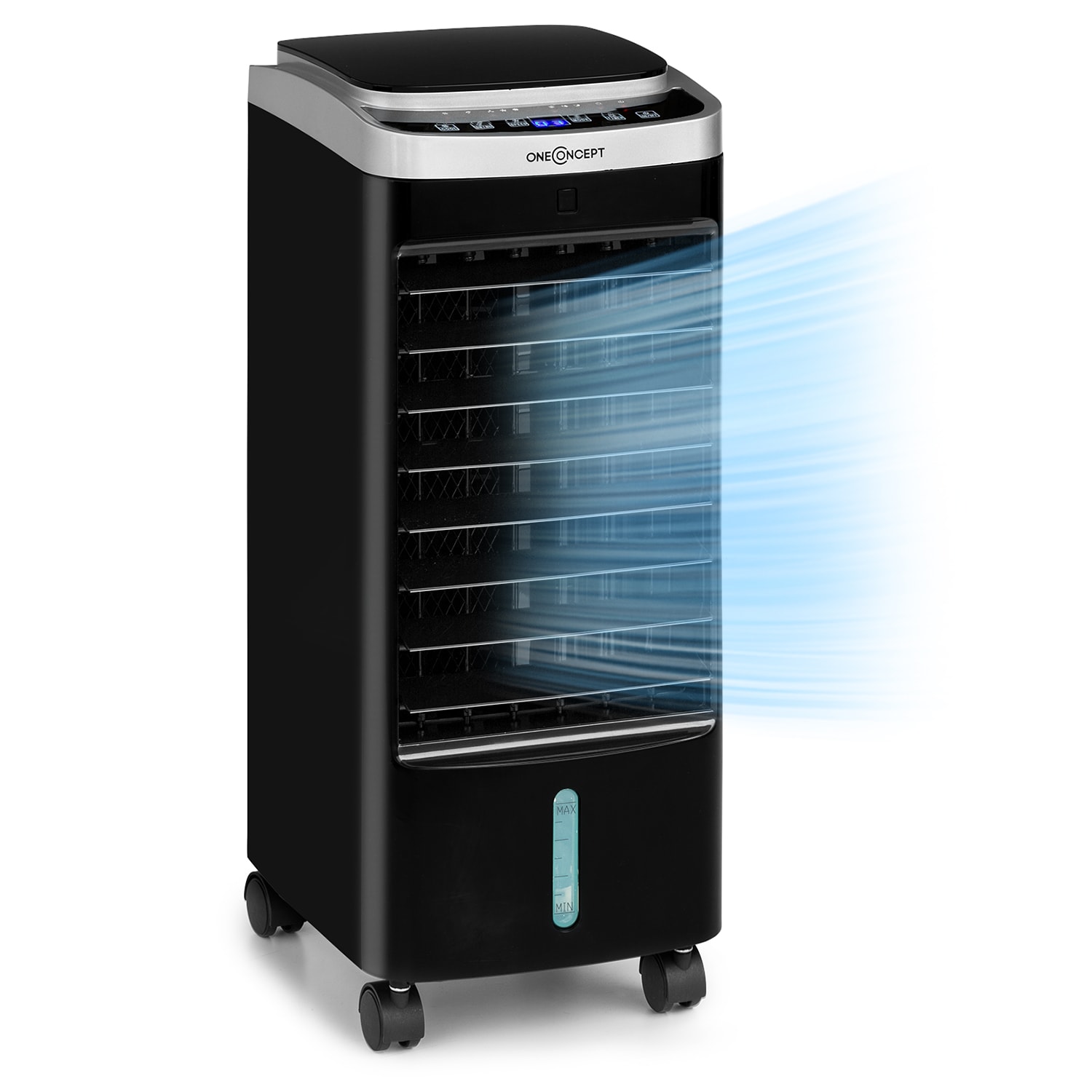 Freshboxx Pro luchtkoeler 3-in-1 65W 966m³/h 3 windsnelheden zwart