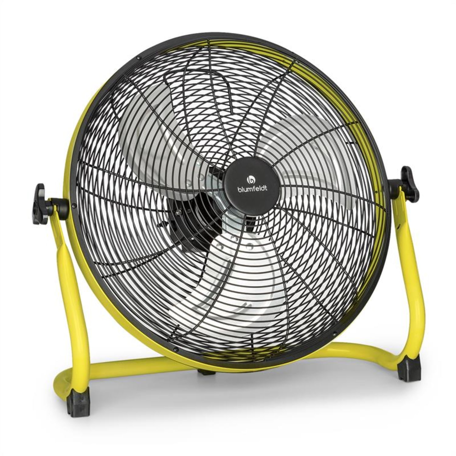 Wintergarden, stojanový ventilátor, 16", akumulátor, 43 W, USB, 45 dB, žltý