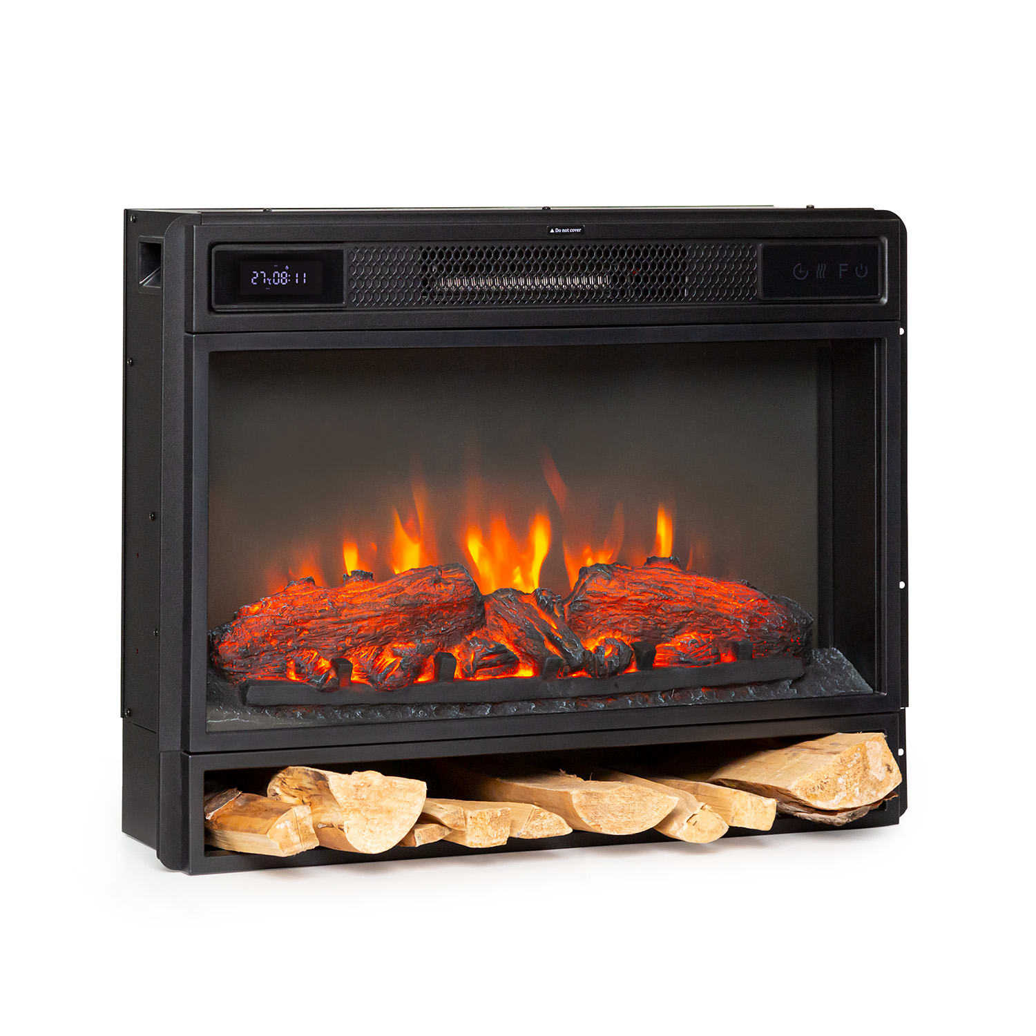 Vulsini Cheminée électrique 1900 W Technologie LED Télécommande