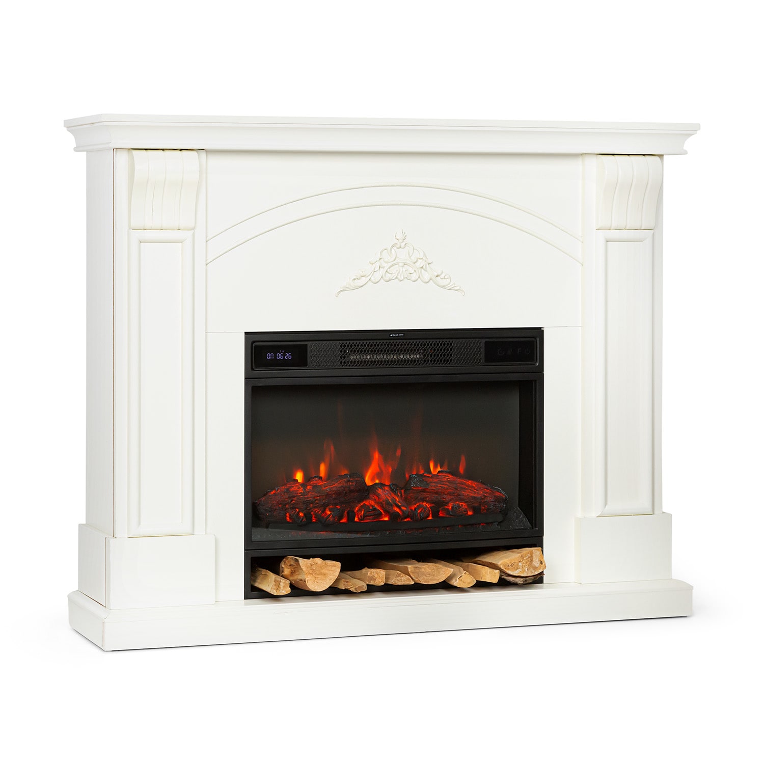 Vulsini Dawn Cheminée électrique 1900 W Technologie LED Télécommande