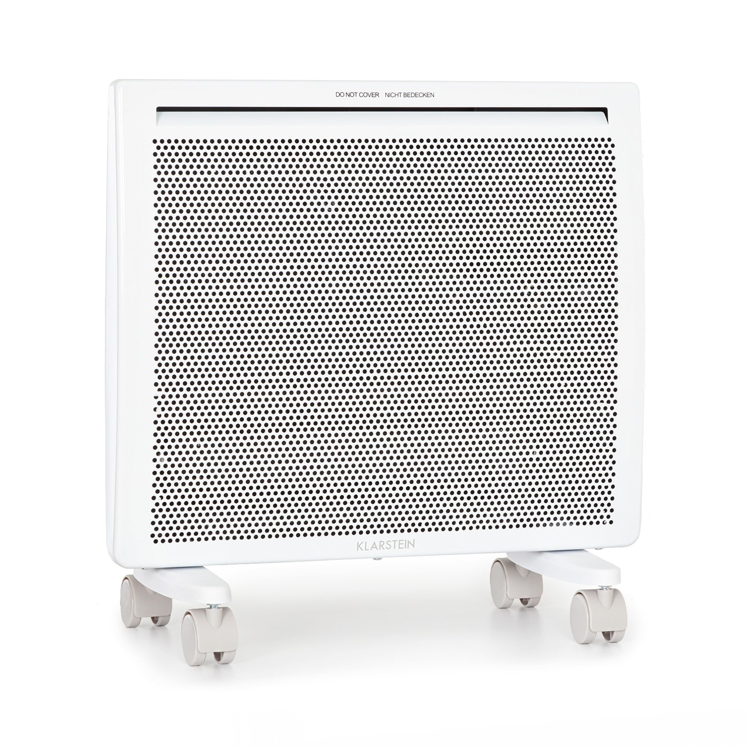 Klarstein Hot Spot Slimcurve Double Wave 2-in-1 Heizgerät 1000W Wochentimer weiß