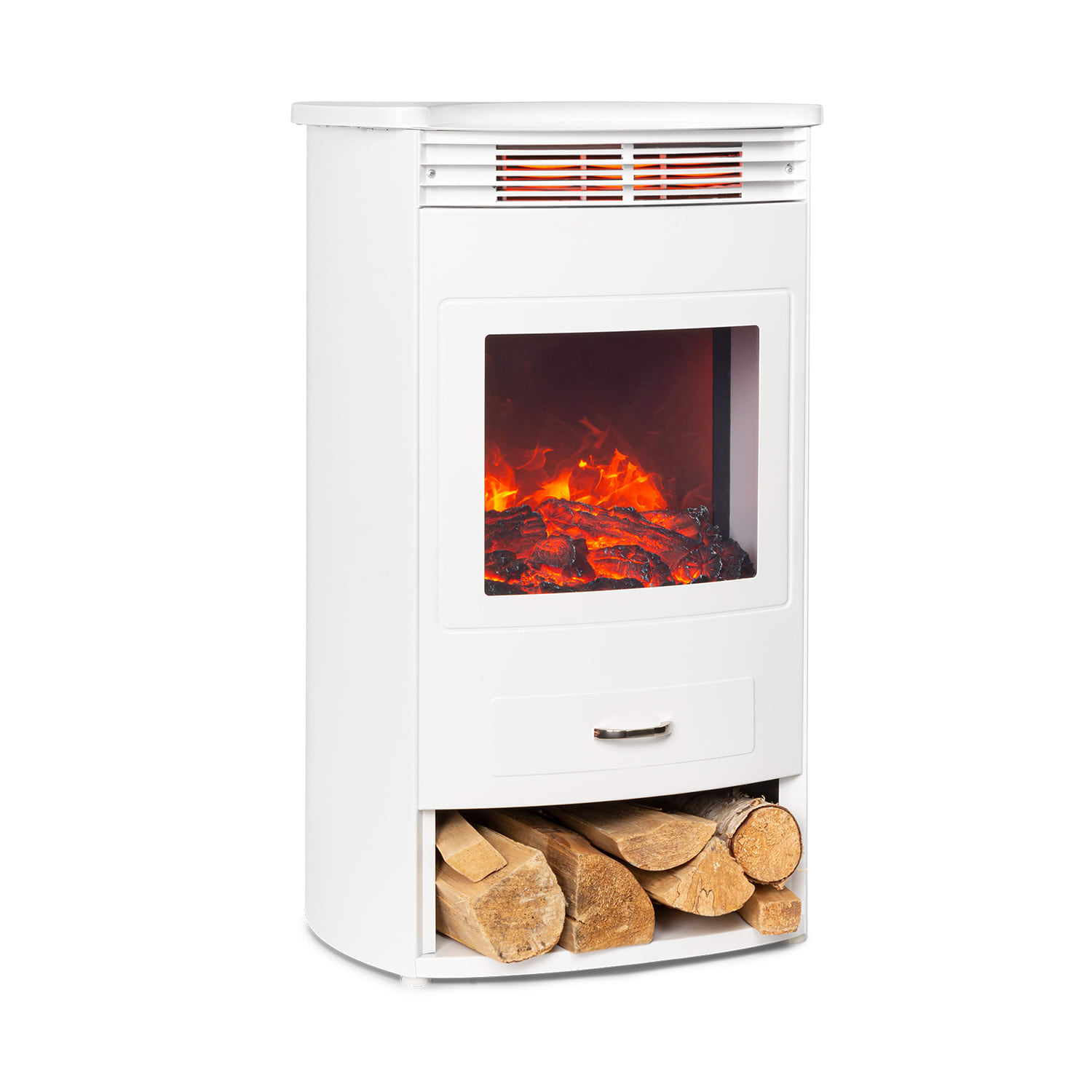 Bormio WH Elektrischer Kamin 950/1900W Thermostat Wochentimer