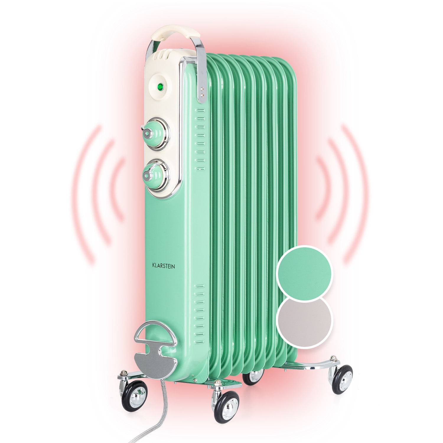 Thermaxx Retroheat Ölradiator 2000W Bodenrollen