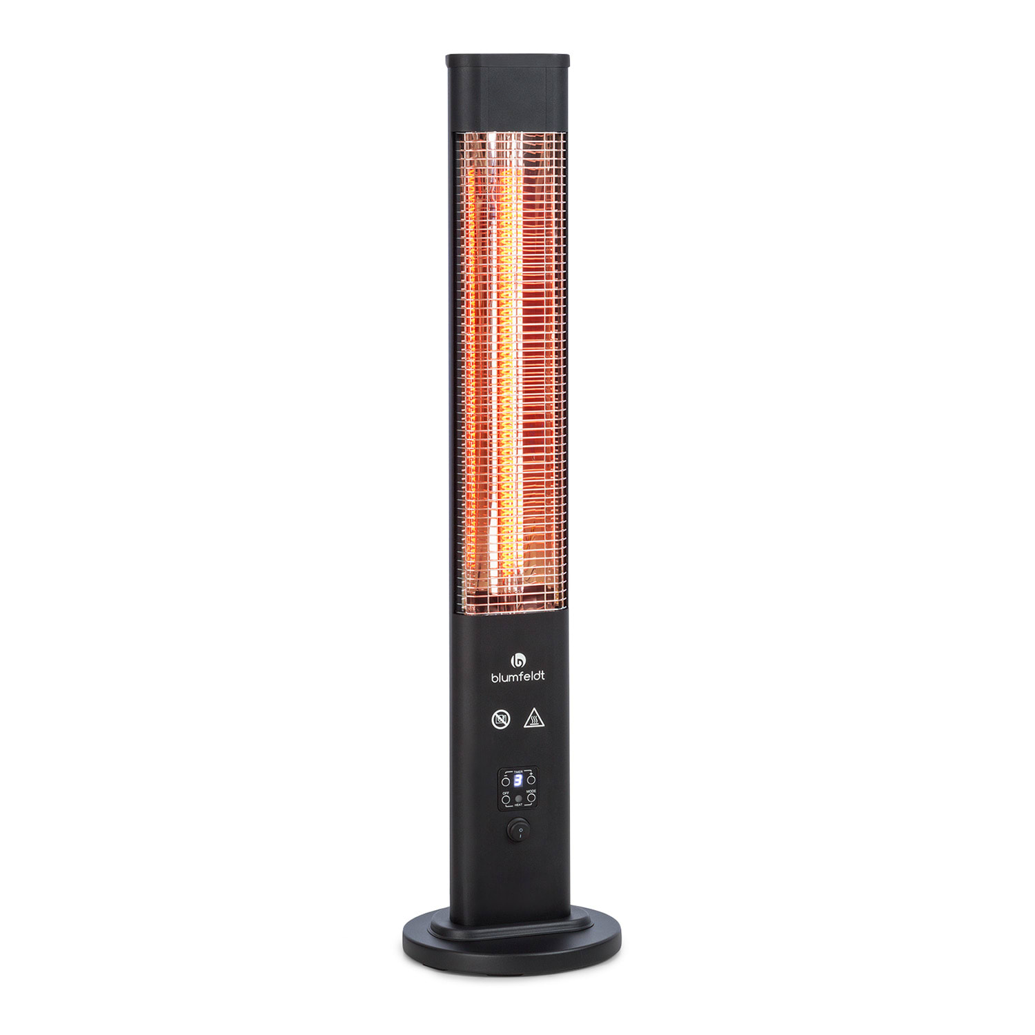 Heat Guru Plus, vonkajší sálavý ohrievač, 1200 W, 3 nastavenia ohrevu, diaľkové ovládanie