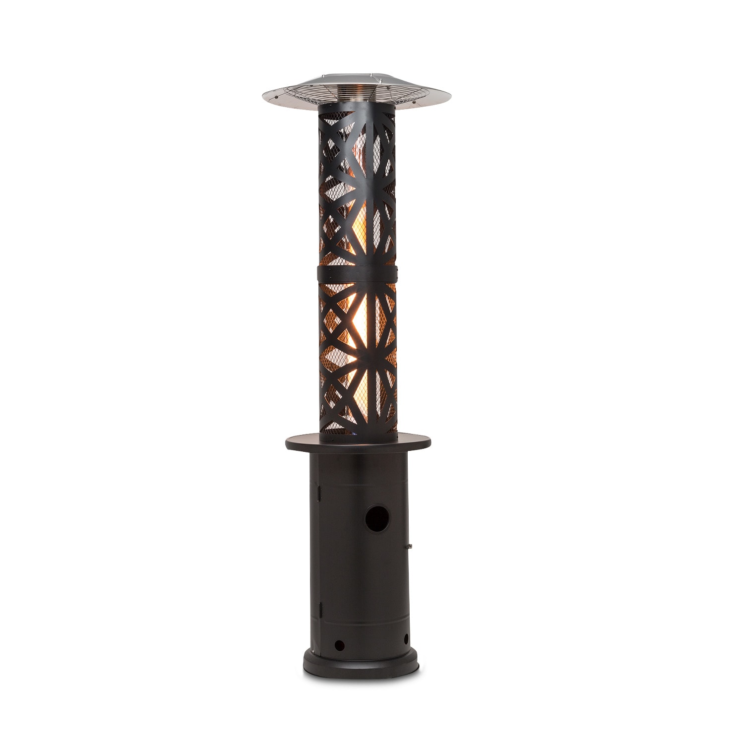 Goldflame Style Terrassenheizstrahler 11,2 kW 360°-Blick mobil