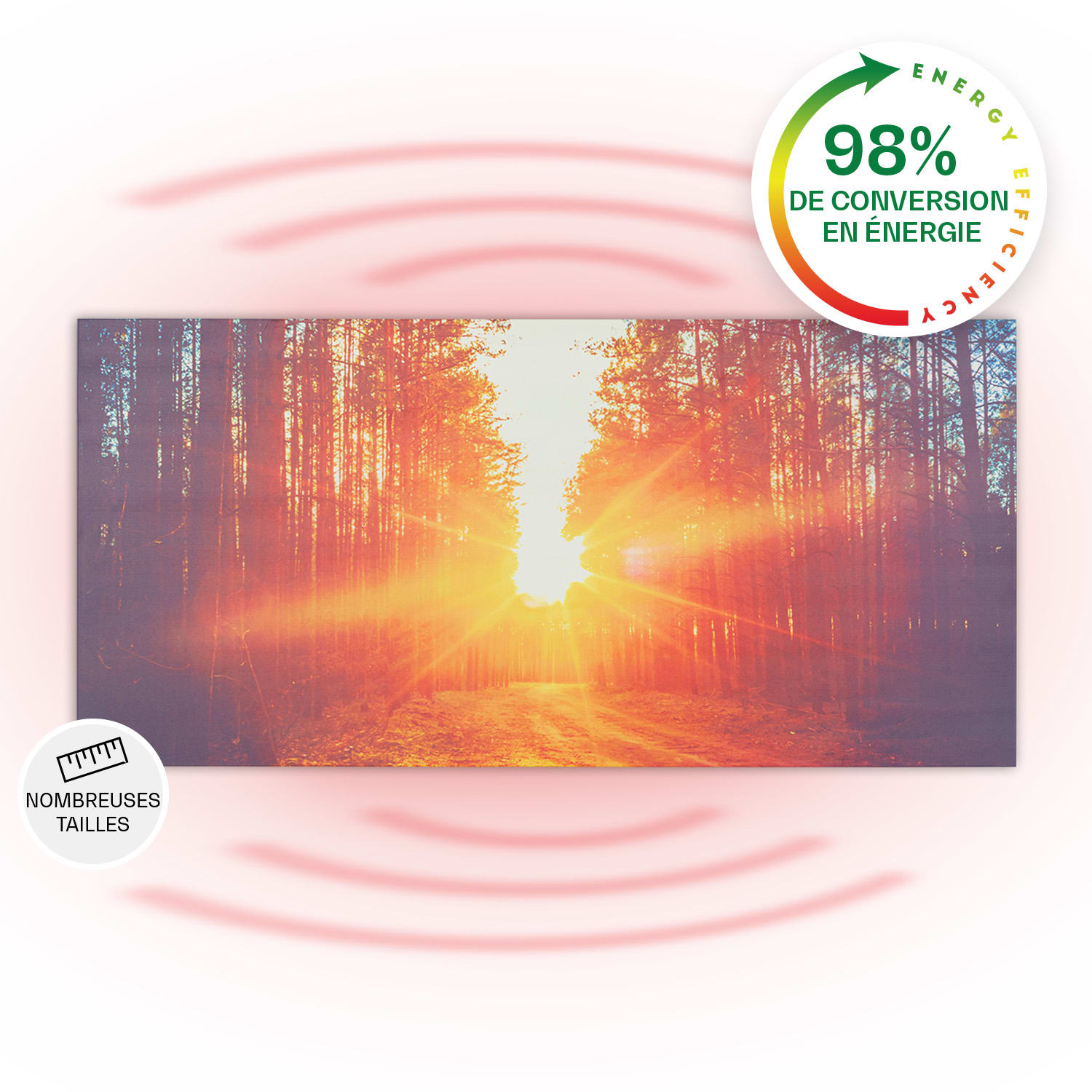 Wonderwall Air Art Infinite 720 radiateur infrarouge 120 x 60 cm