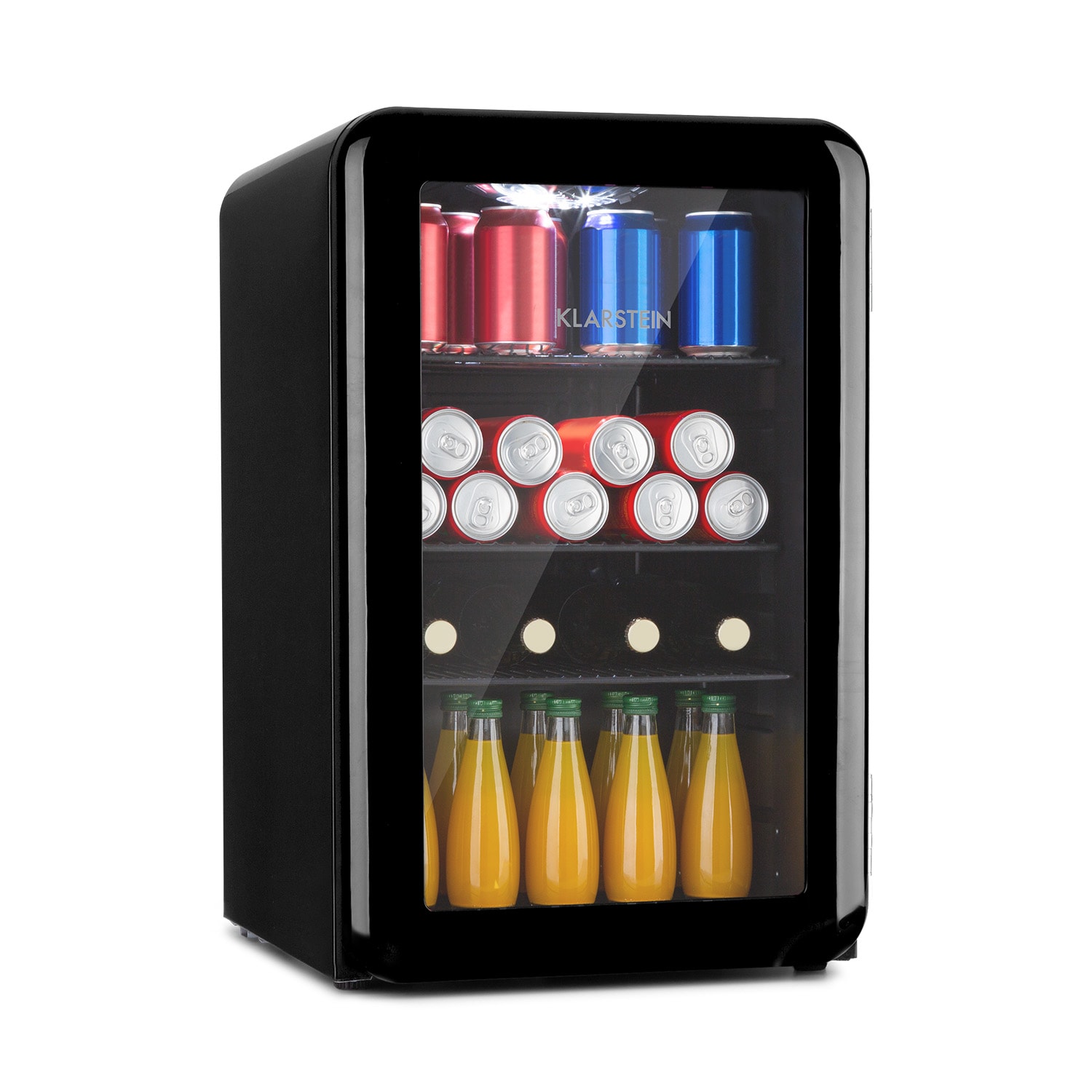 PopLife 70L, chladnička na nápoje, 70 l, 0 – 10°C, retro dizajn