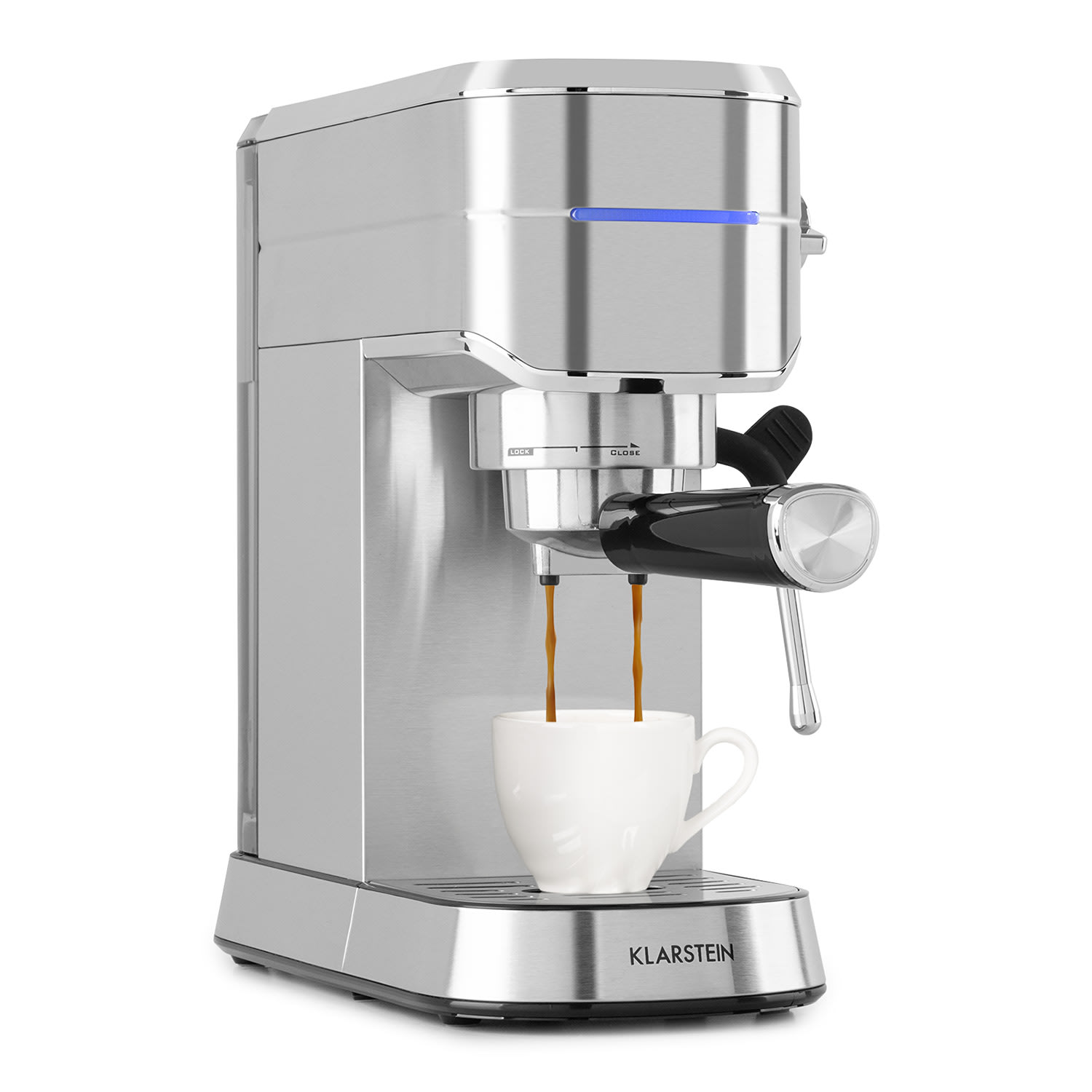 Futura, espresso kávovar, 20 bar, 1450 W, 1,25 l, nehrdzavejúca ušľachtilá oceľ