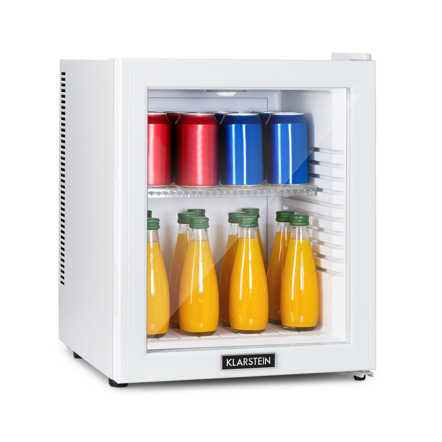Brooklyn 32 Mini-Kühlschrank Glastür LED Ablage