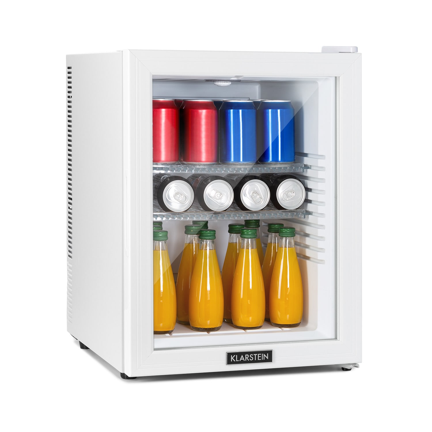 Brooklyn 42 Mini-Kühlschrank Glastür LED Ablage