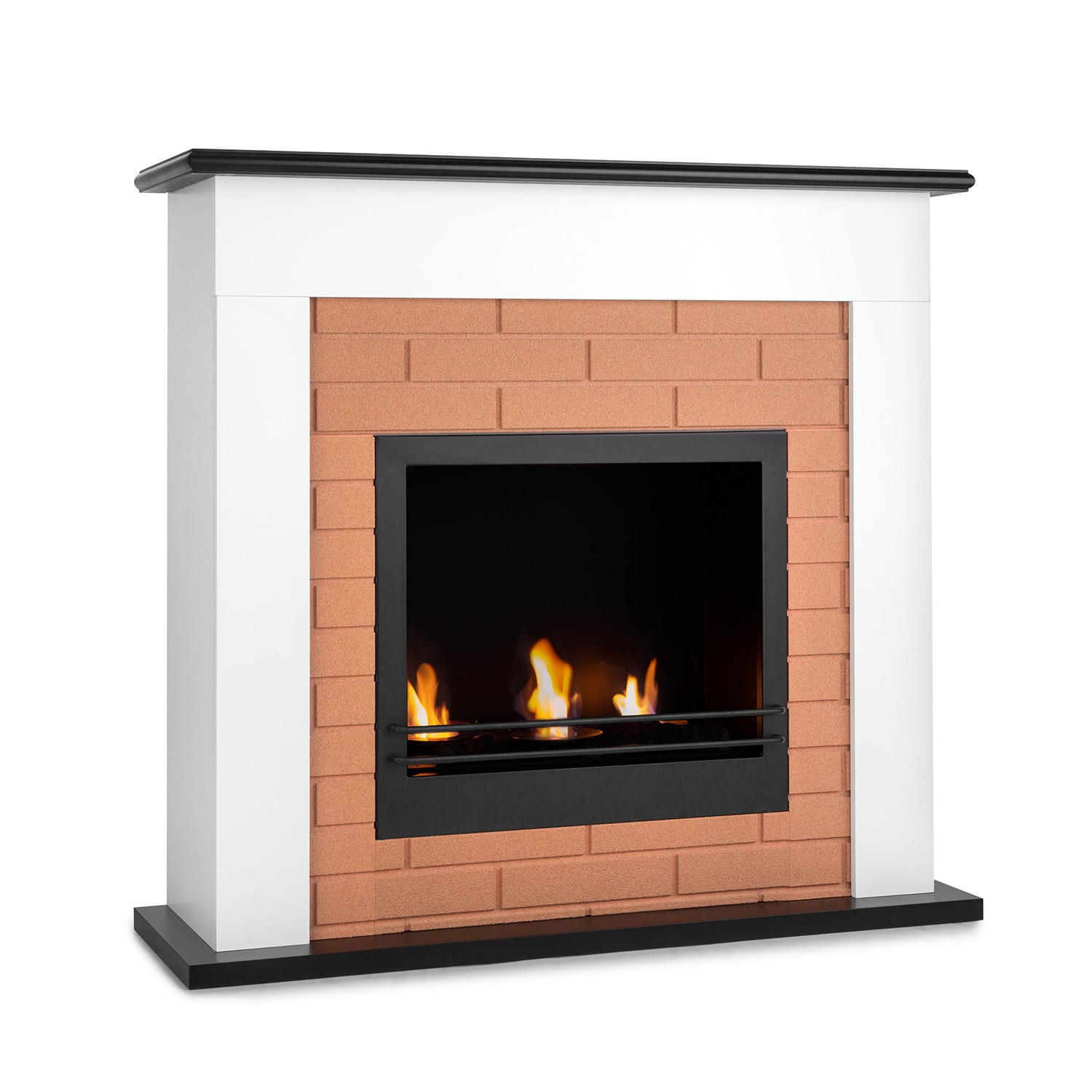 Phantasma Brickline, etanolový krb, 3,4 kW, imitácia pálenej tehly, MDF, doba horenia 2,5 h