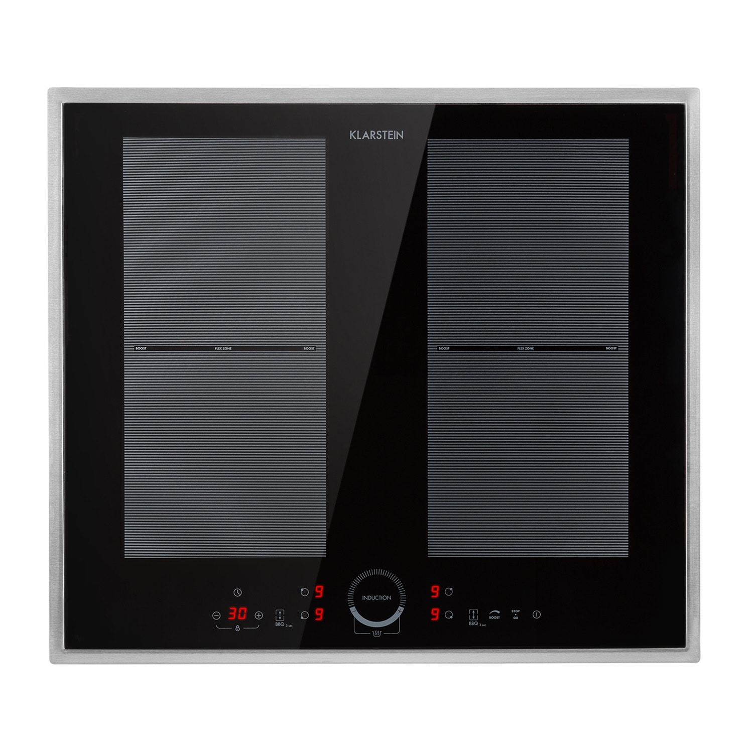 Delicatessa 60 Prime, Induction Hob, 4 Zones, 7000W, Timer, Black