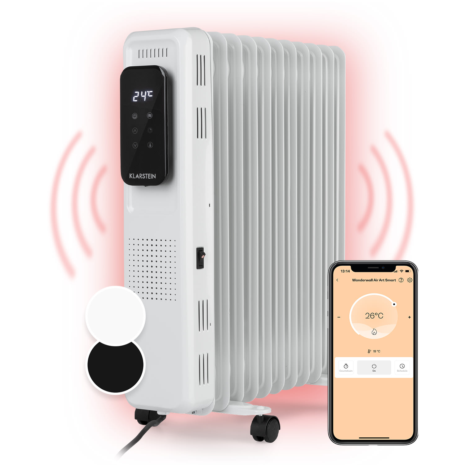 Thermaxx Elevate Smart Ölradiator 2720W 7-35 °C 24h-Timer App-Steuerung