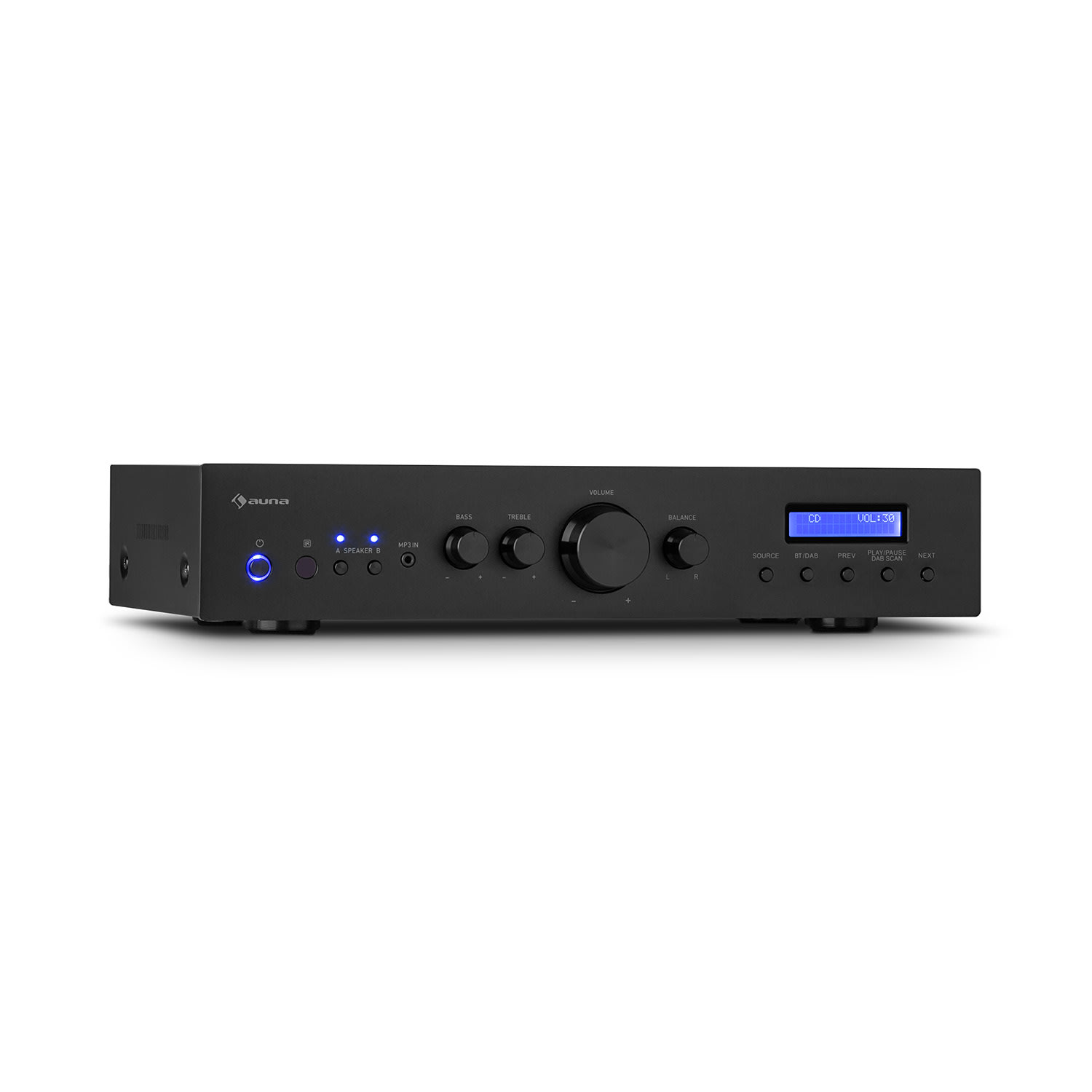 AMP-CD608 DAB HiFi-Stereo-Verstärker 4x100W RMS DAB+ BT Opt.-In