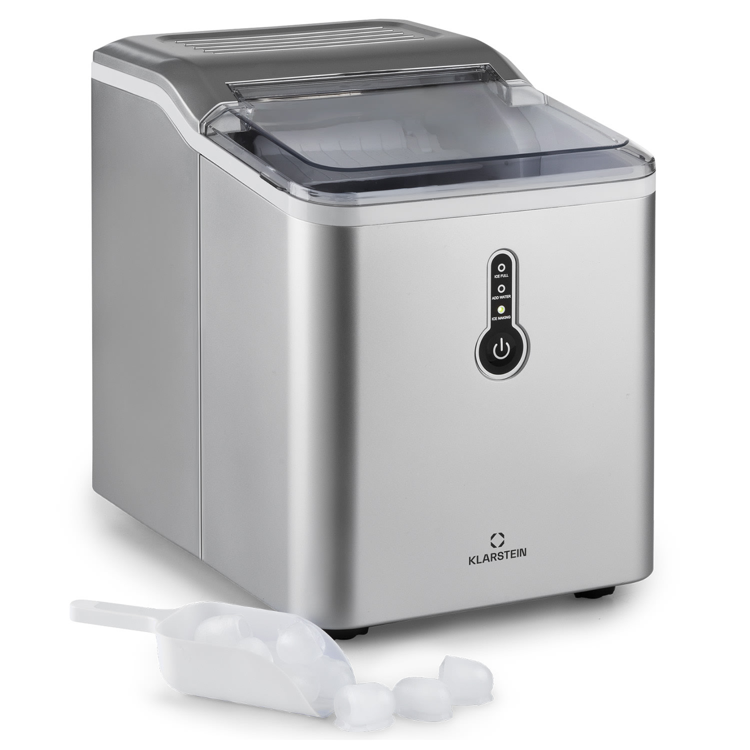 Chillout Eiswürfelmaschine Bulleteis 12kg/24h Wassertank: 1,5 l