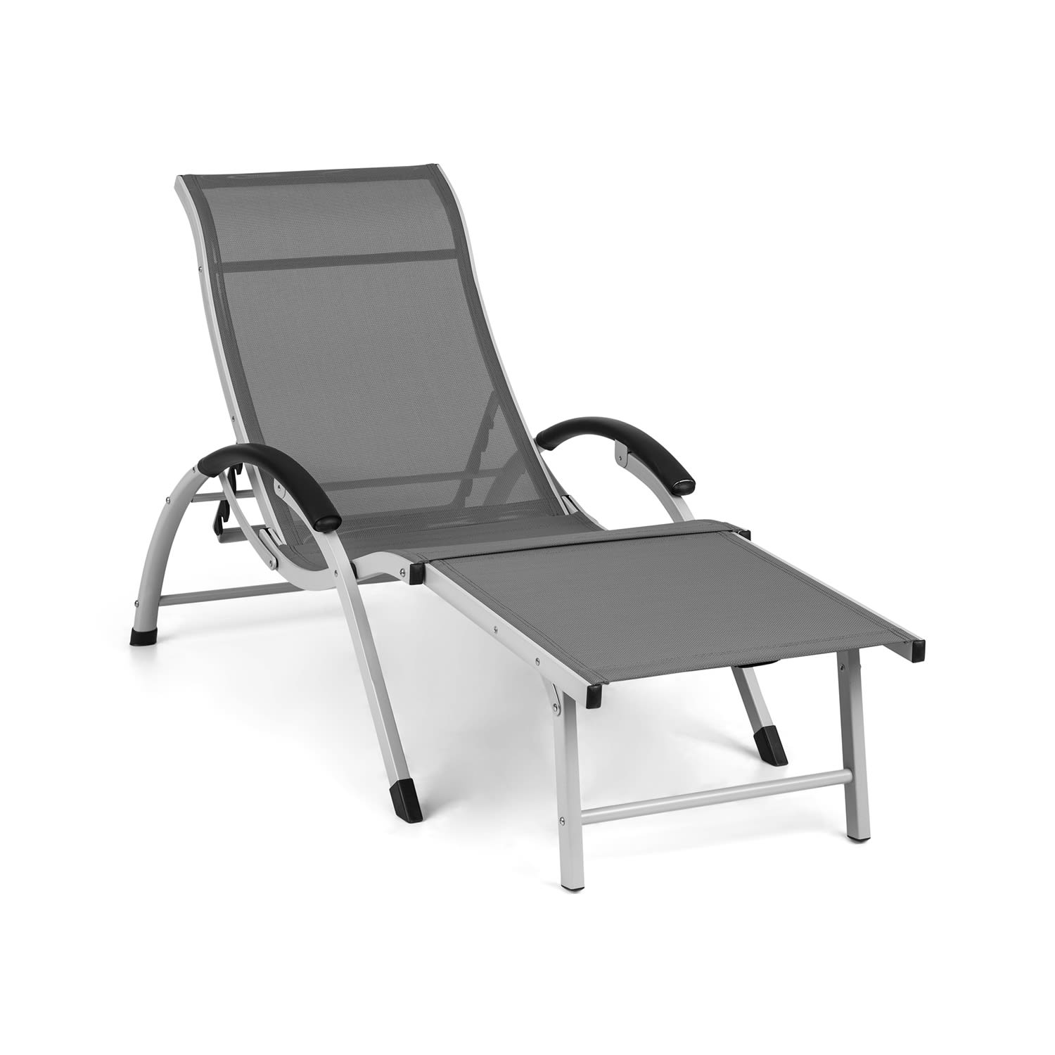 Sunnyvale Liegestuhl mit Fußteil Aluminium 4-Stufen