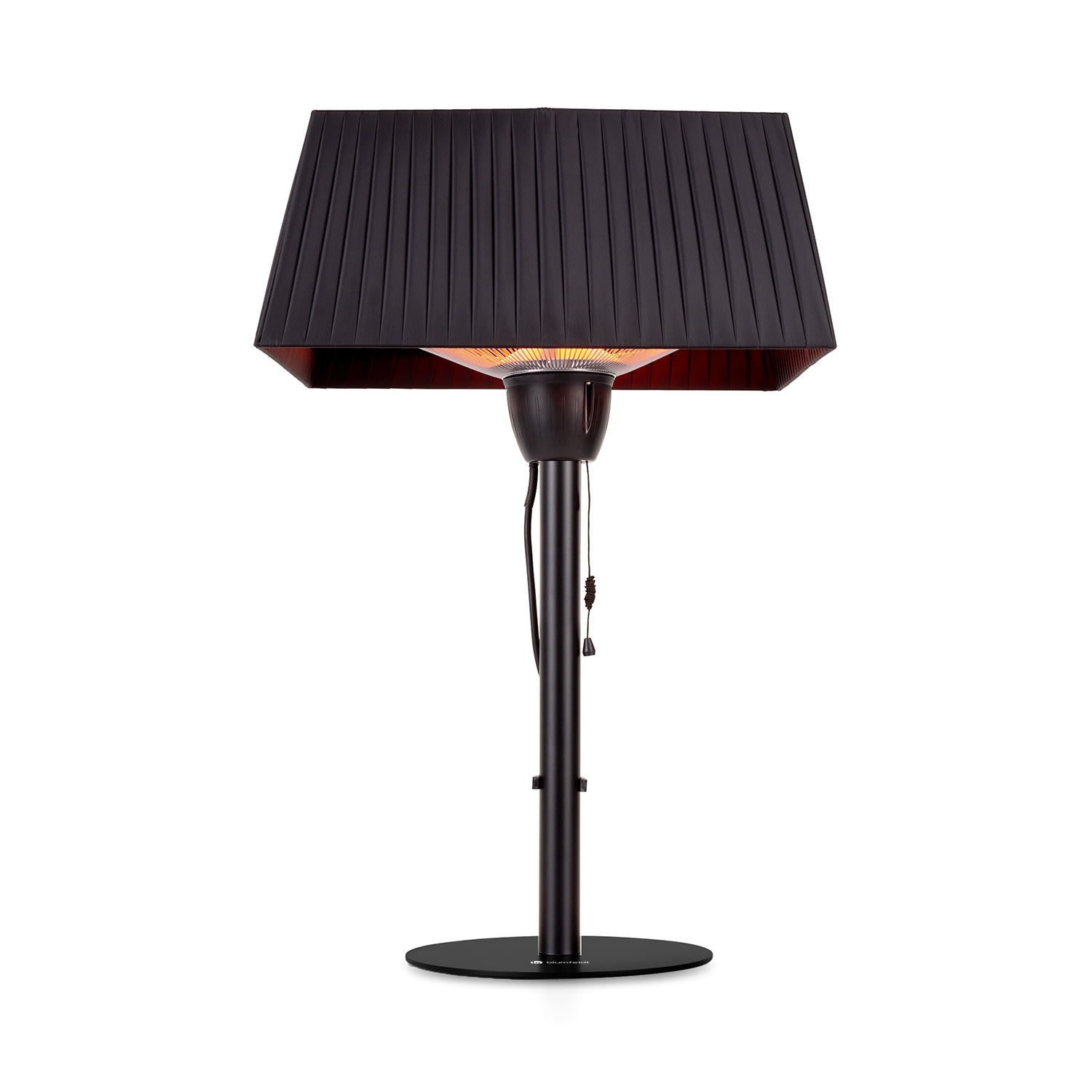 Blum Loras Style, grijač za stol, ugljično-infracrvena grijalica, 1500W