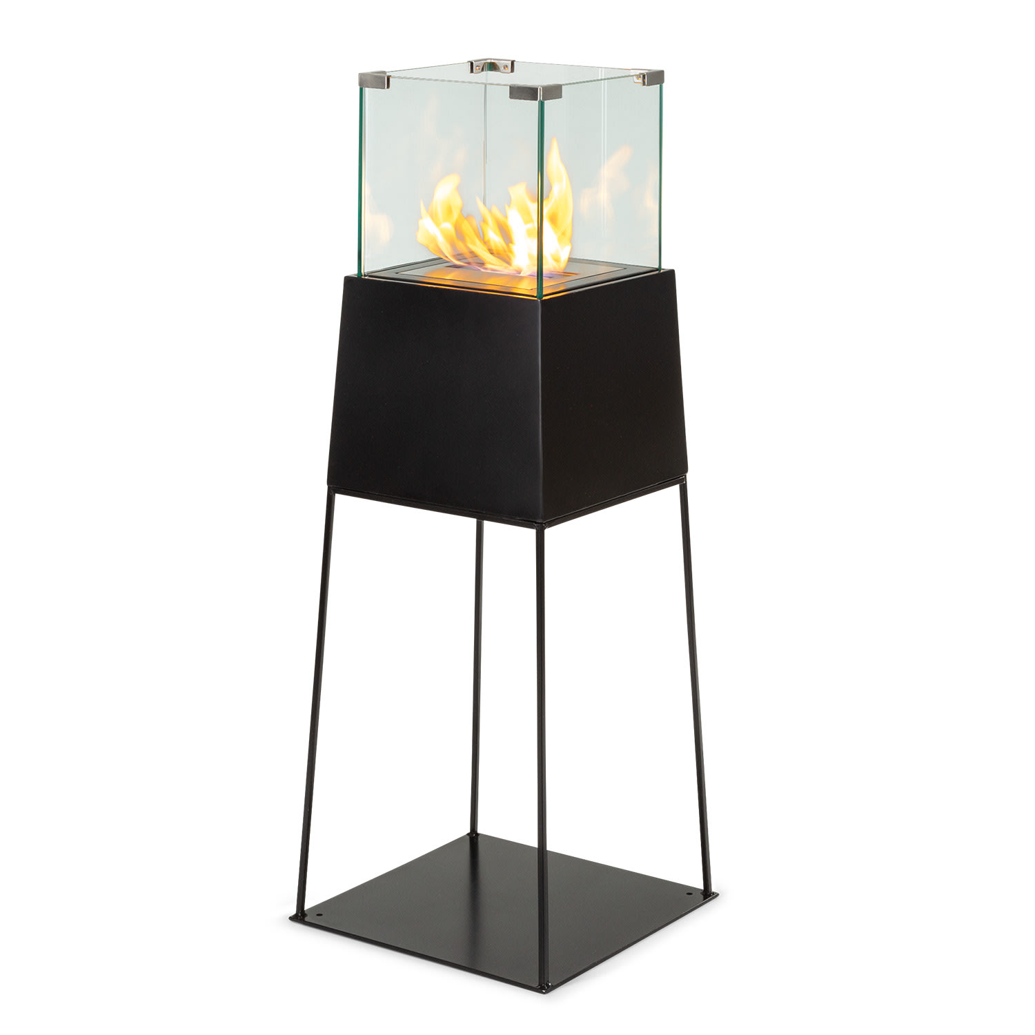 Firetower, kamin na etanol, varnostni gorilnik, 250 ml/1,5 h, pripomoček za gašenje, zaščita pred plamenom