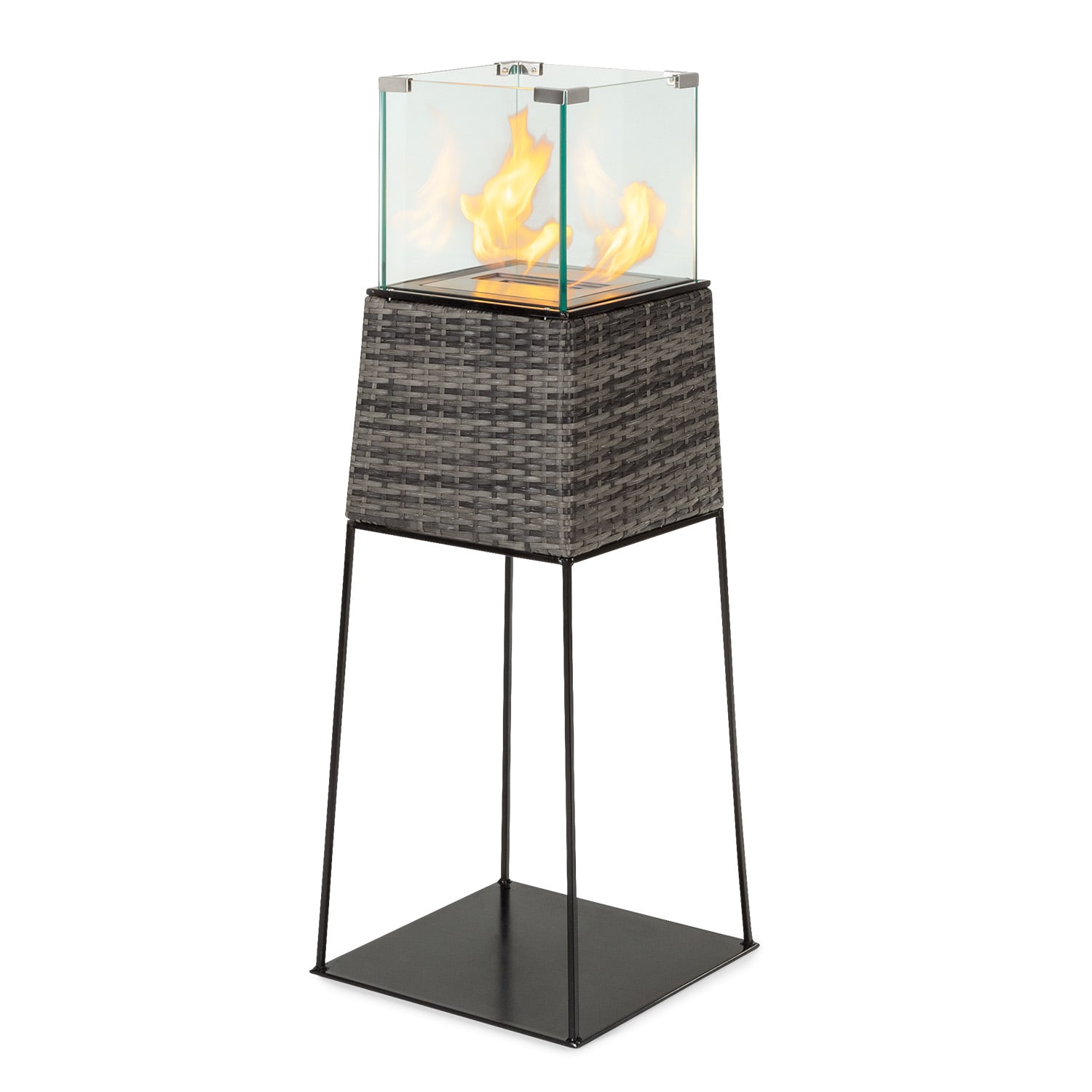 Firetower, semineu cu etanol, arzator de siguranta, 250 ml/1,5 h, stingator, protectie la flacara