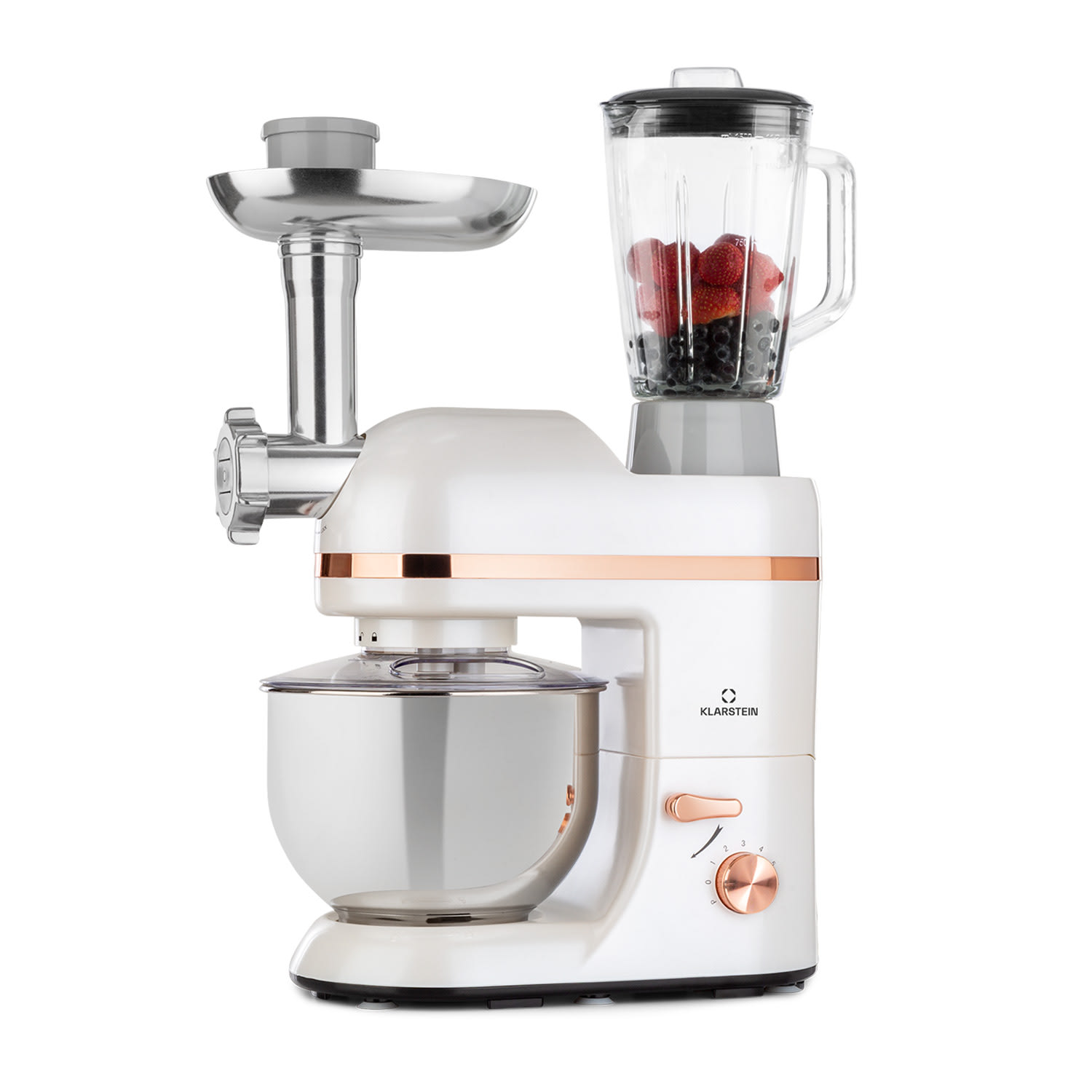 Lucia Elegance Robot ménager Mixeur Hachoir 1300W sans BPA