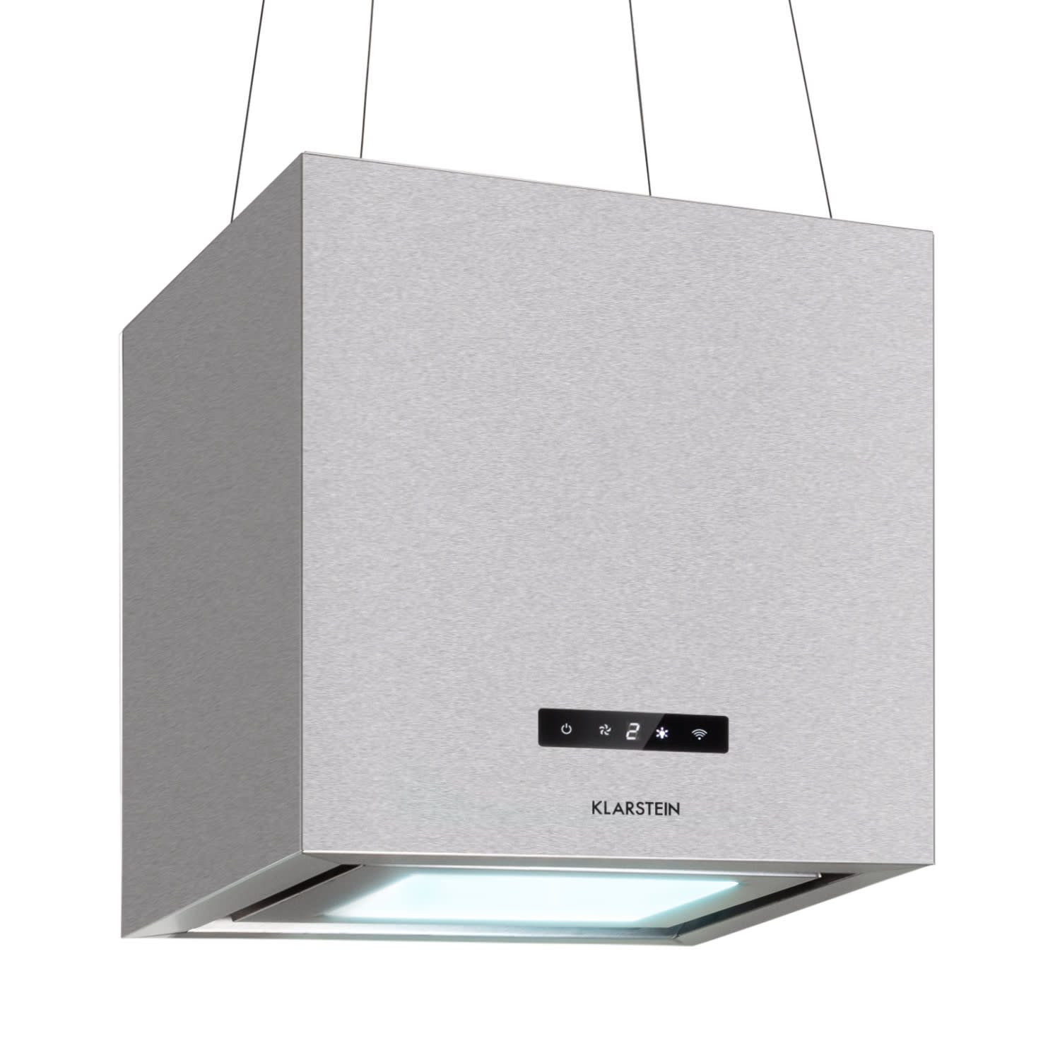 Kronleuchter Smart, ostrovčekový digestor, 595 m³/h, ovládanie cez aplikáciu, LED panel