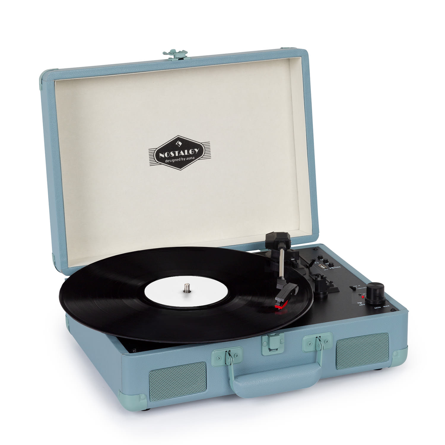 Peggy Sue BT, gramofón, stereo reproduktor, USB, BT, prenosný