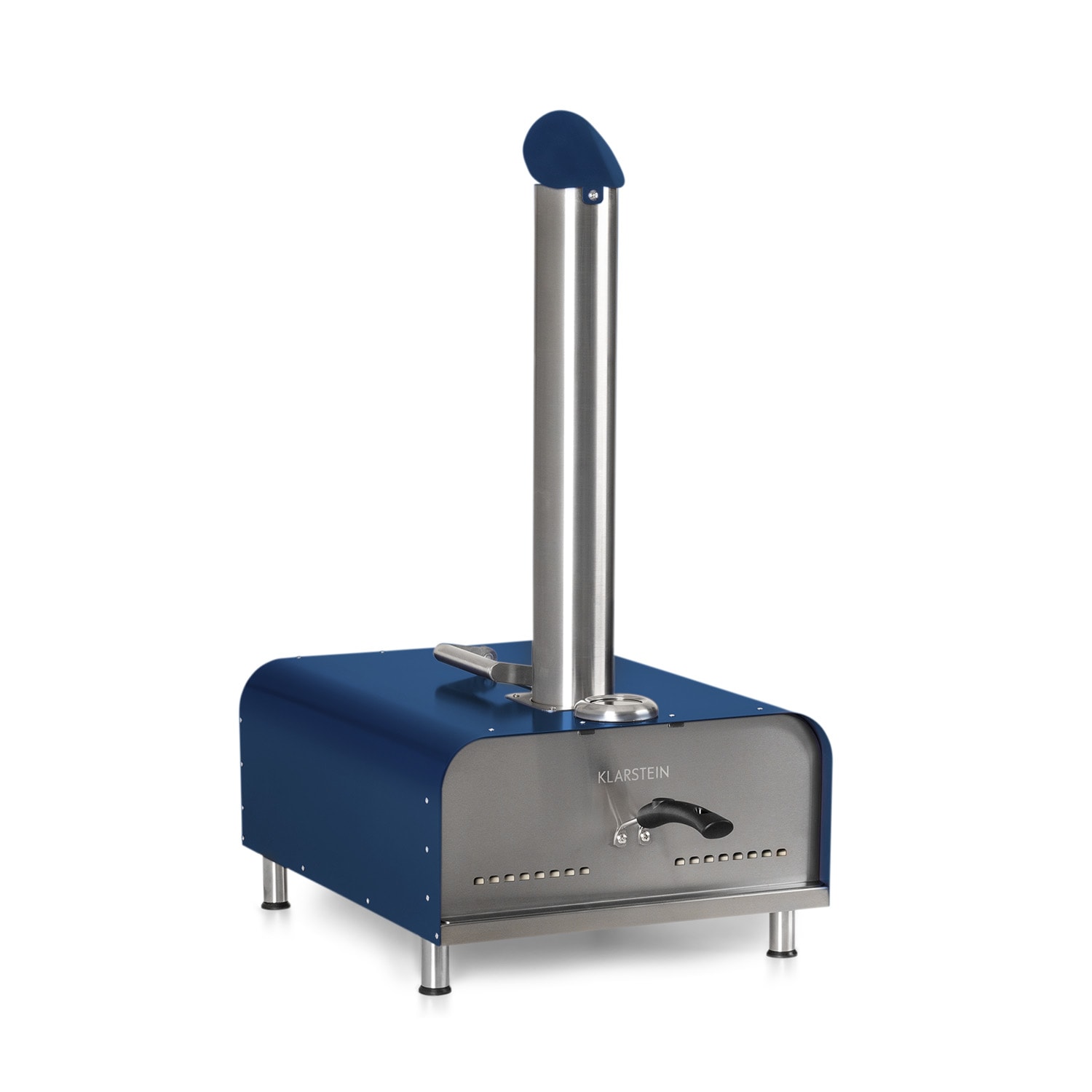 Diavolo Pizza-Pelletofen inkl. Pizzastein Thermometer Edelstahl