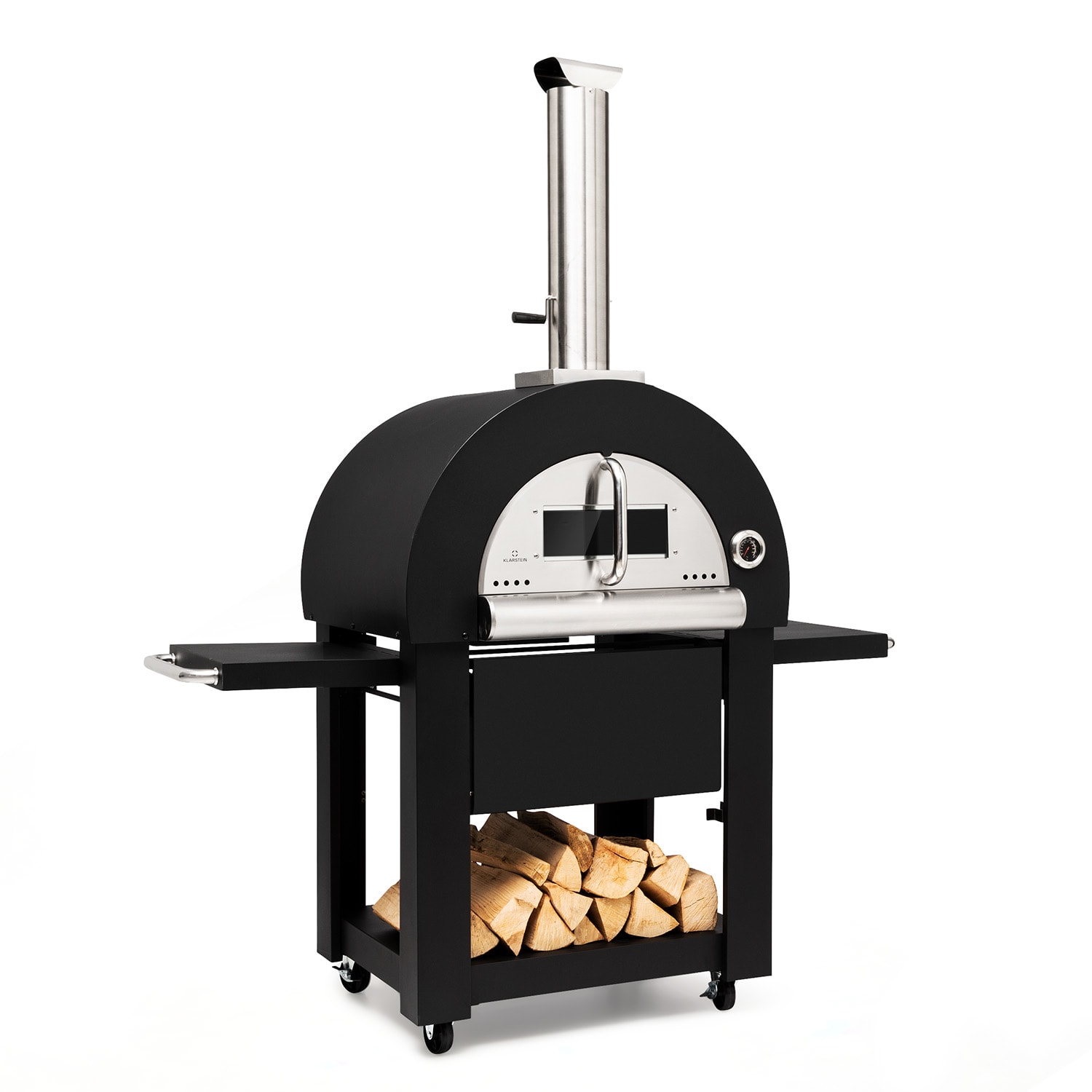 Diavolo Napoletana Pizzaofen Holzofen rostfreier Edelstahl