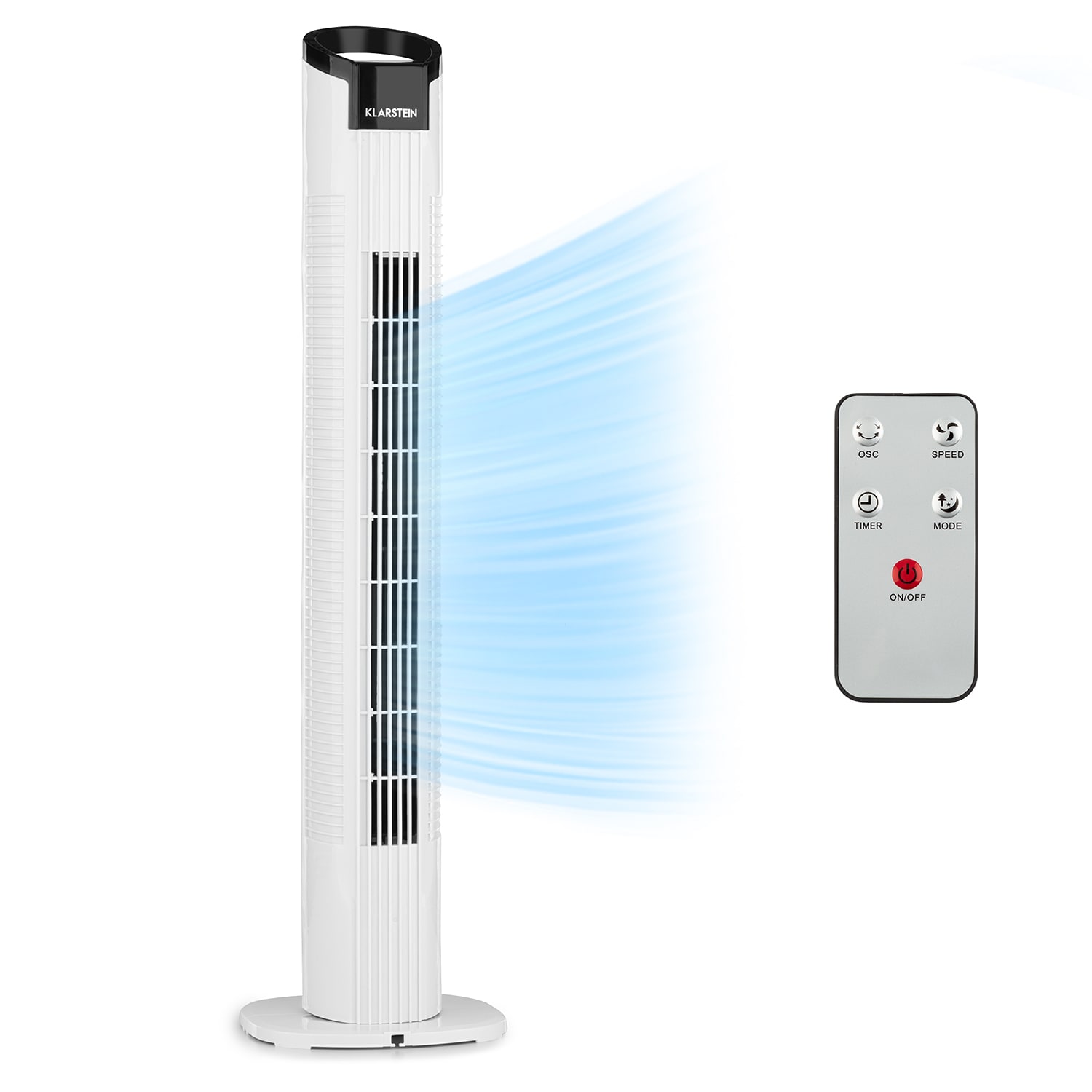 Mana Peak, stĺpový ventilátor, 3 úrovne, 3 režimy, 50 W