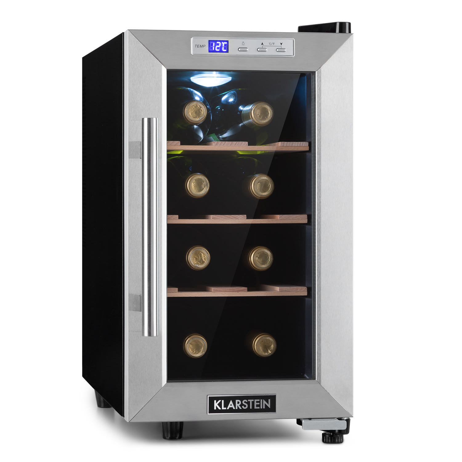Reserva 8 Uno, vinotéka, 23 litrov, 8 fliaš, 11 – 18 °C, 26 dB, ušľachtilá oceľ