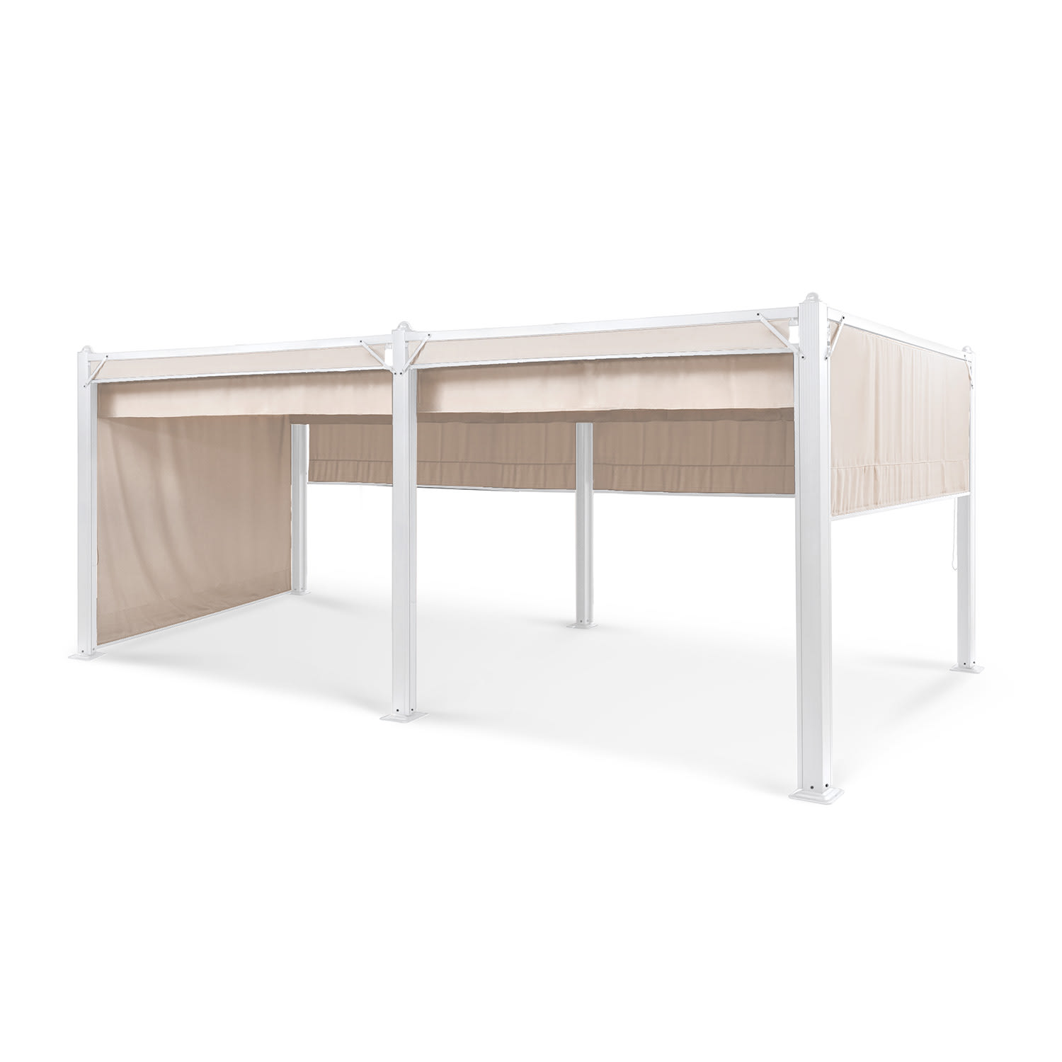 Pantheon Cortina, pavillon avec toit, 3 x 6m, 4 panneaux latéraux