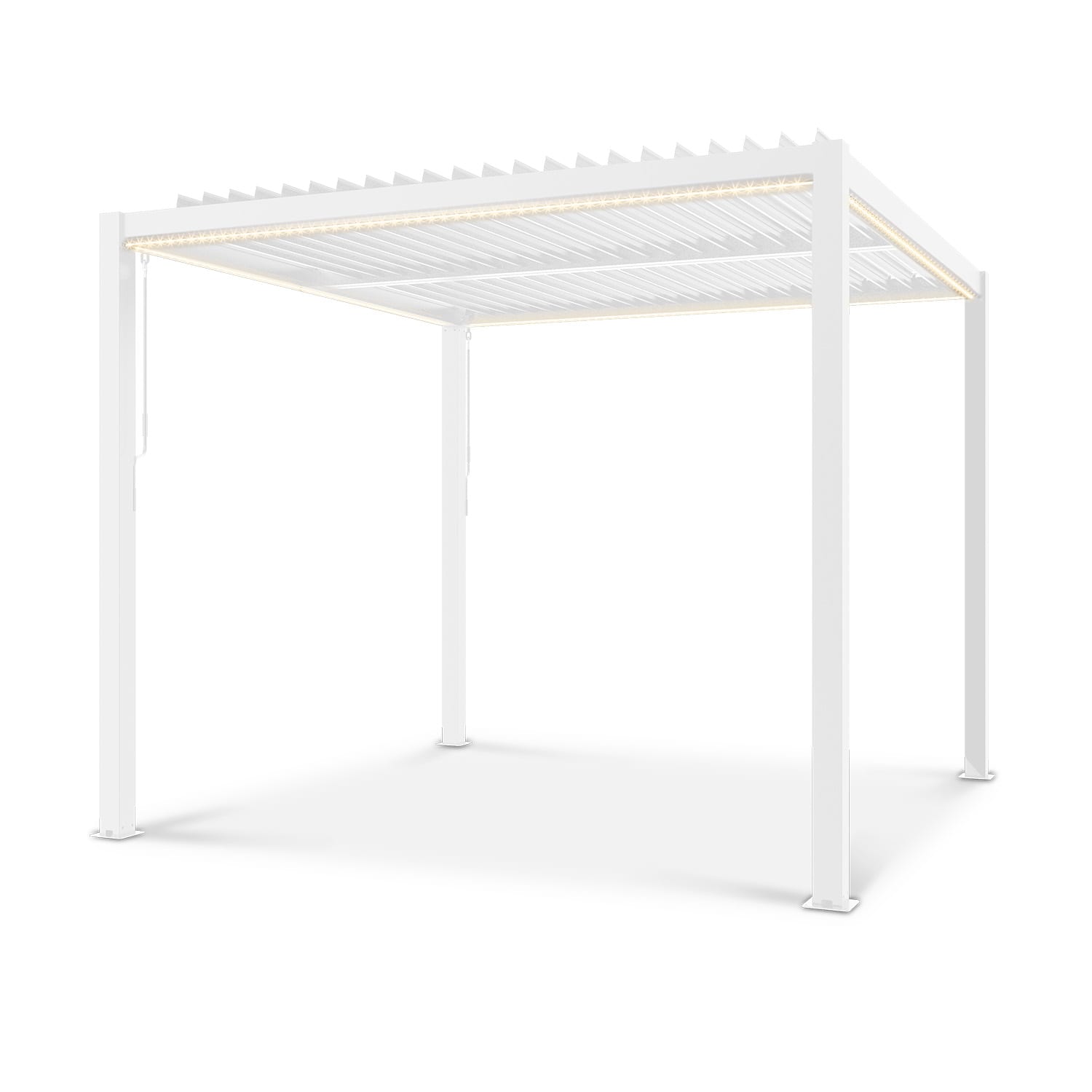 Pantheon Climax Ambient 3x3 m 4 Eckpfosten bioklimatisches Dach