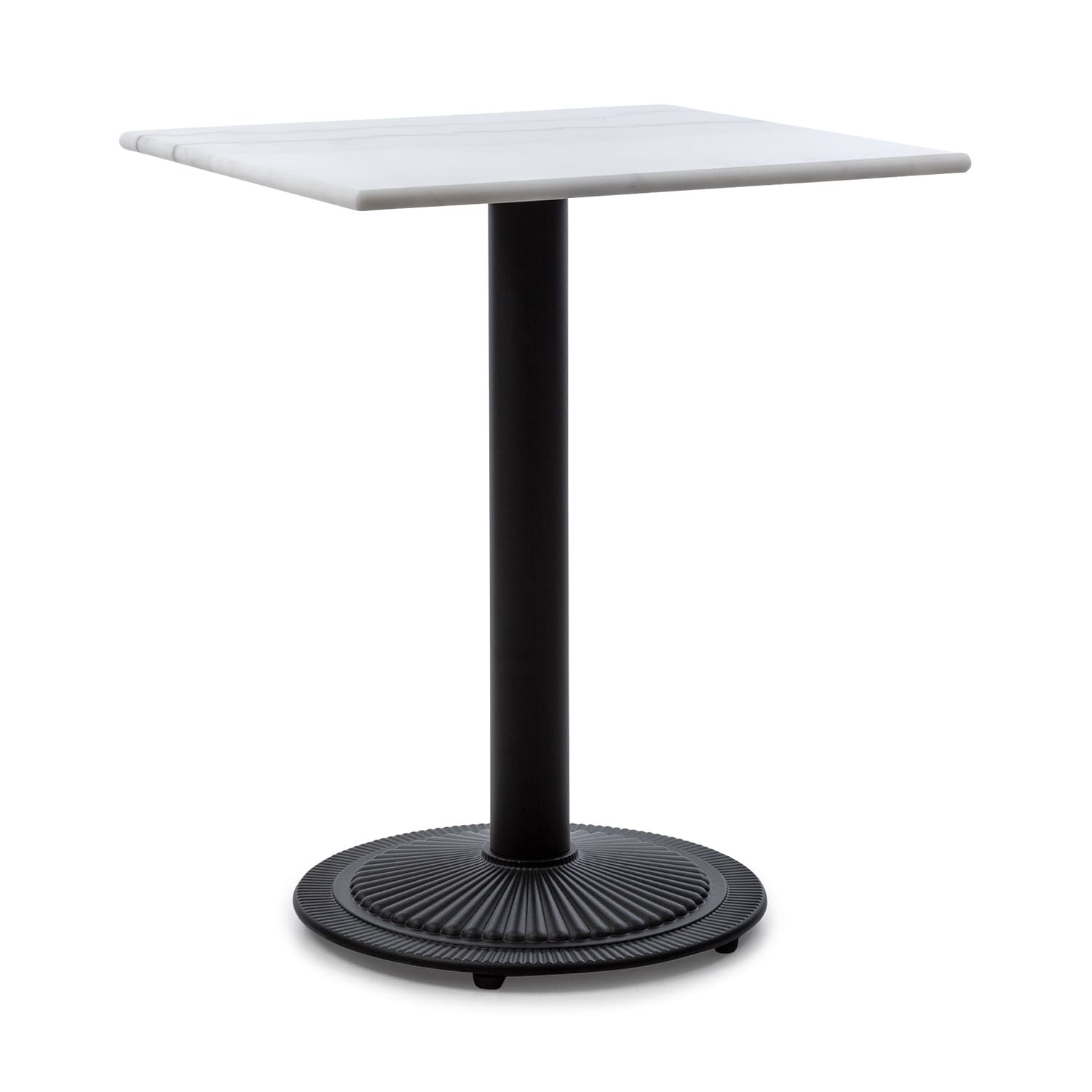 Table bistrot Patras Onyx avec marbre Art Nouveau 60 x 60 cm Hauteur : 72 cm rond