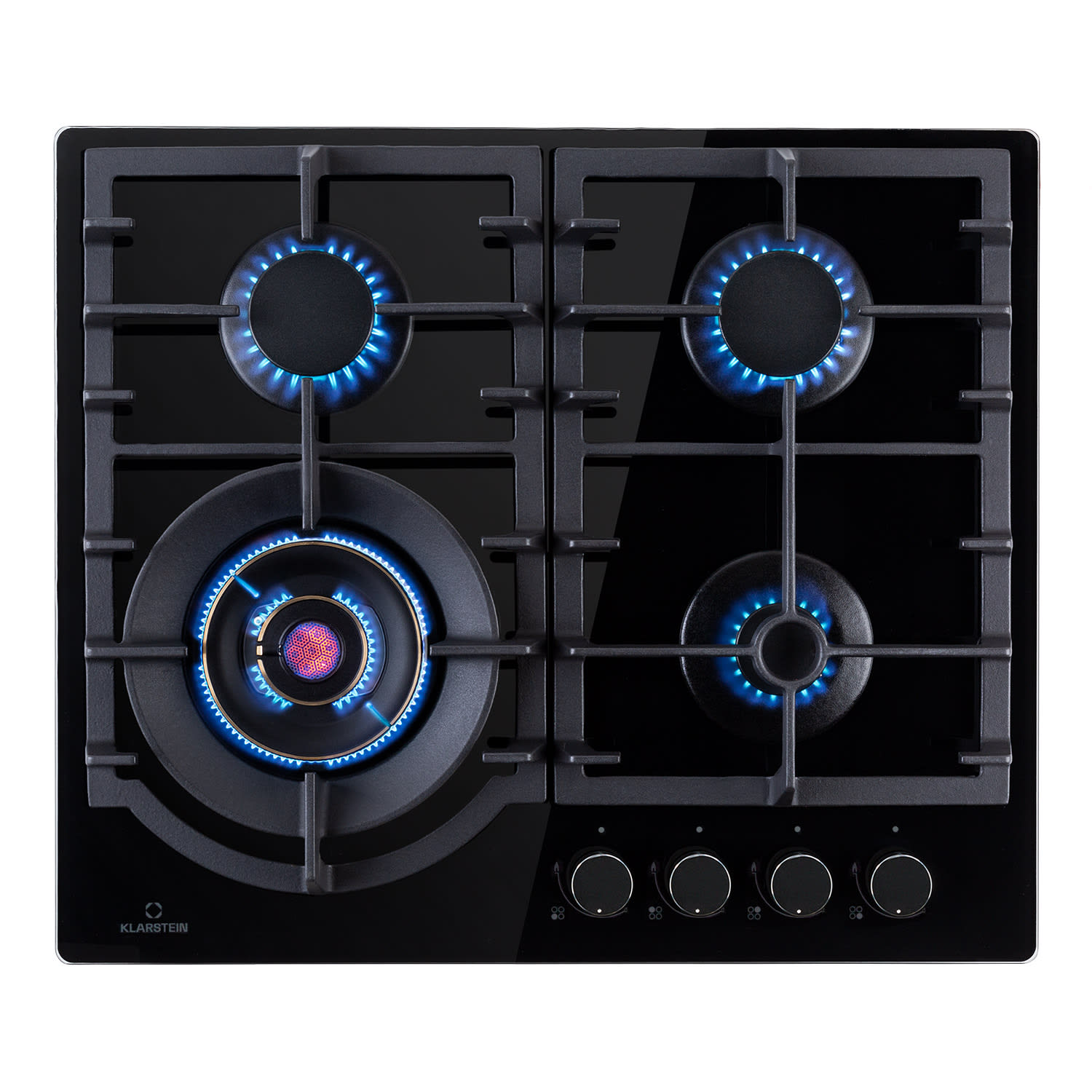 Ignito Max 4, газов плот, 4 котлона, стъклокерамика, 9,1 kW, 60 см.