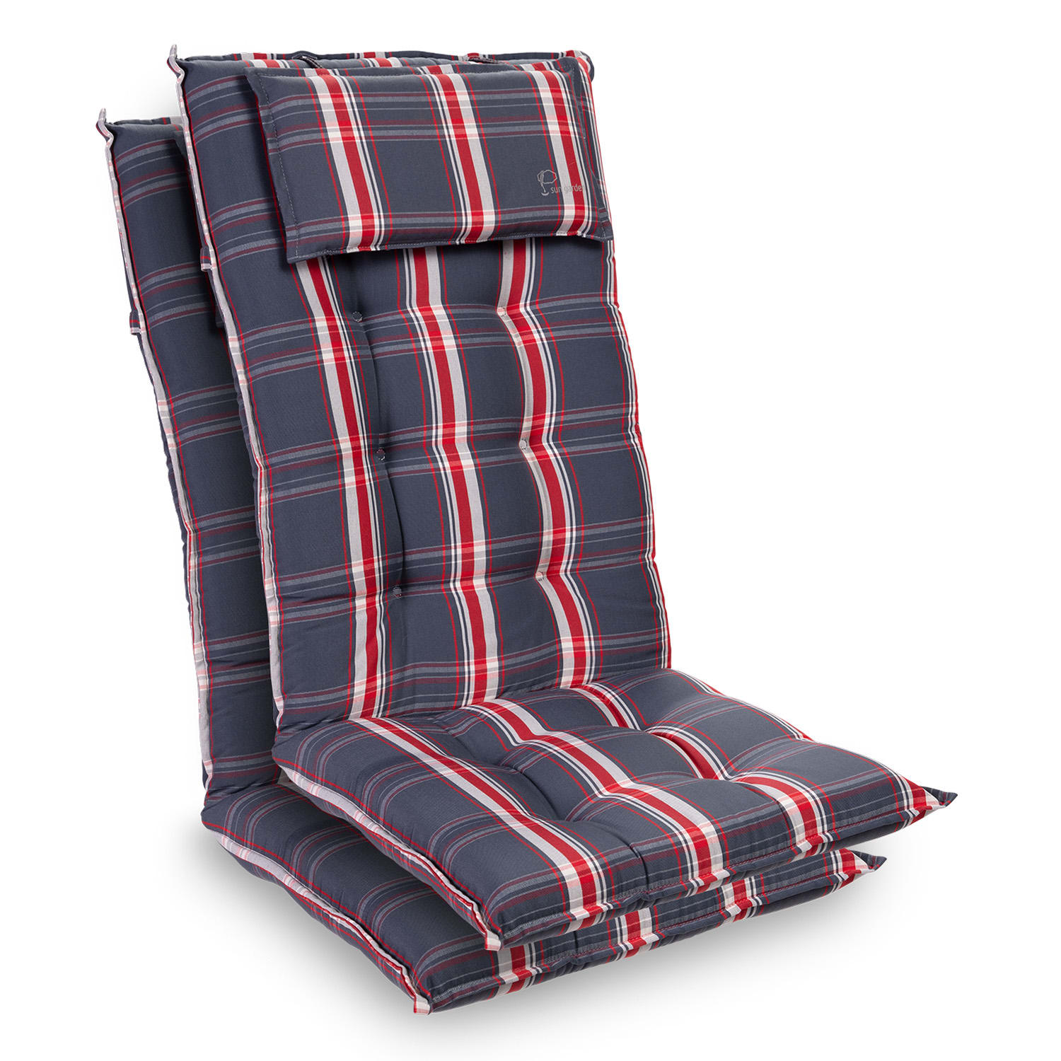 Sylt coussin de fauteuil appuie-tête pour dossier haut Polyester 50x120x9cm