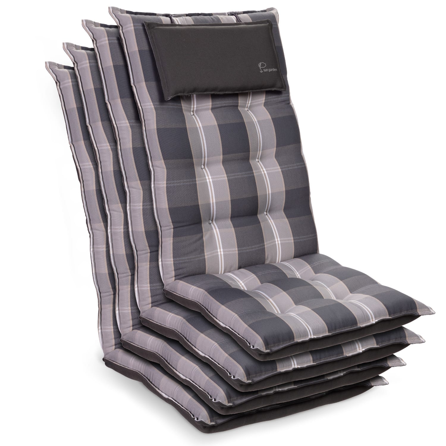 Sylt Polsterauflage Sesselauflage Kopfkissen Polyester 50x120x9cm